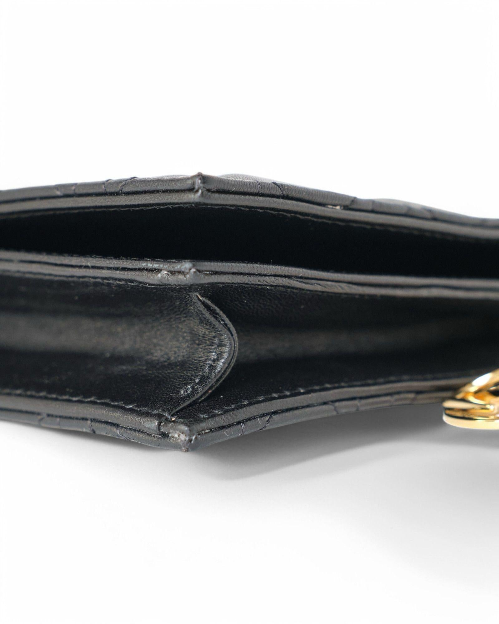 Dior Black Chain Cannage Clutch Bag 6