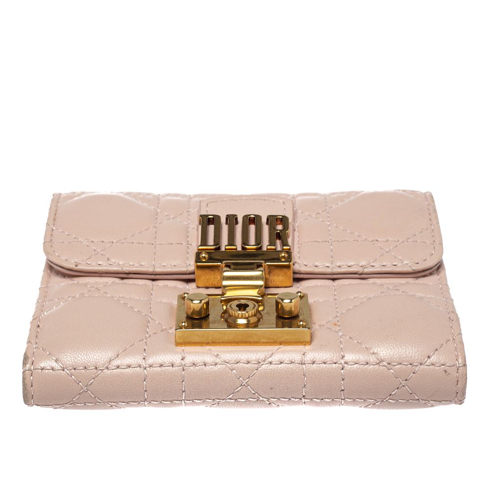 dior pink wallet