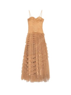 Dior Powder Strapless Gown