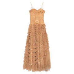 Dior Powder Strapless Gown