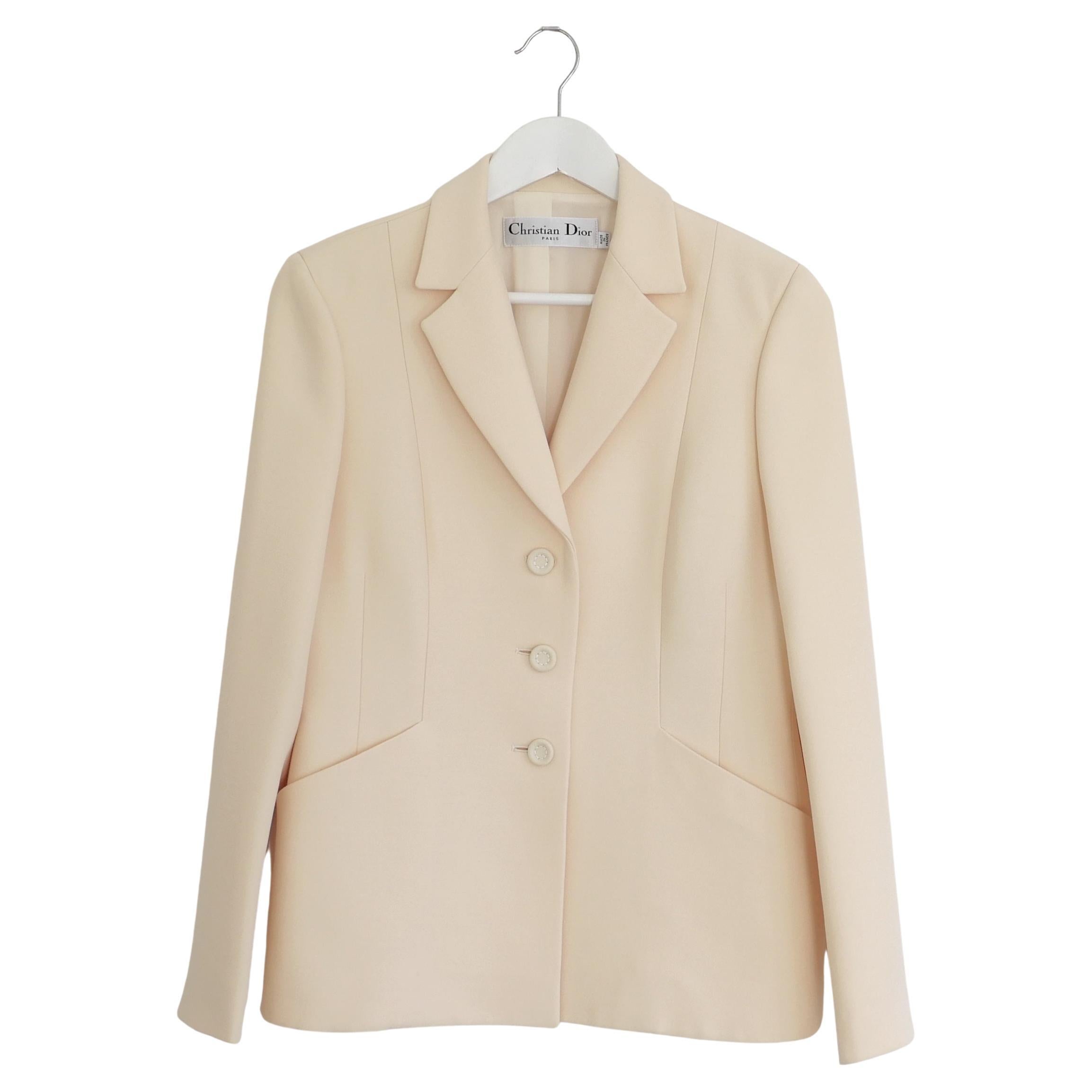 Chaqueta Dior Bar Crema Crudo Pre-Fall 2018 en venta