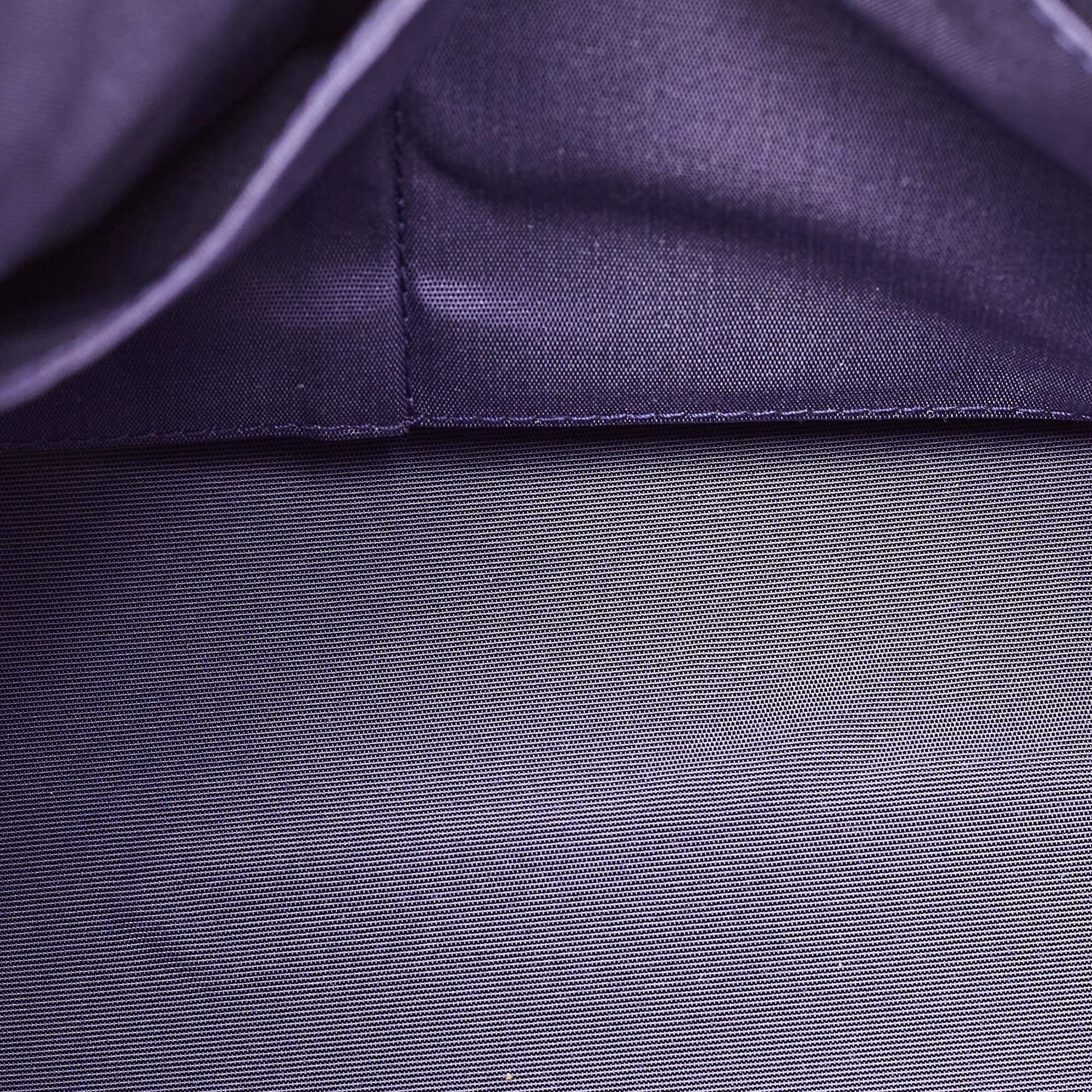 Dior Purple Leather Diorissimo Bowler Bag 5