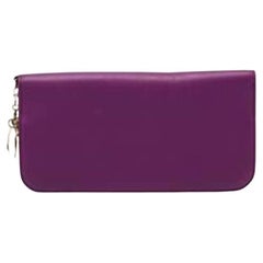 Dior Purple Leather Diorissimo Long Wallet