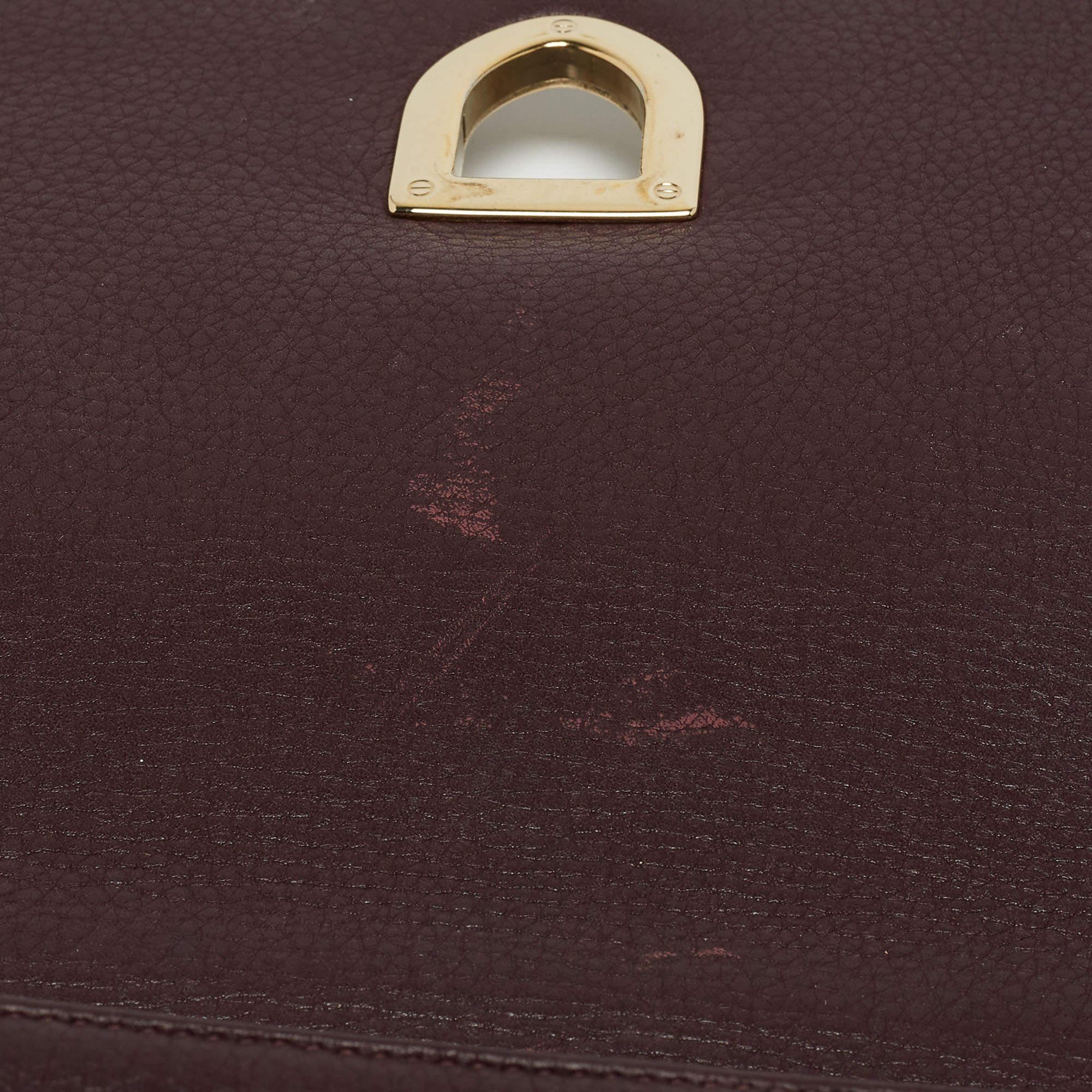 Dior Purple Leather Medium Diorama Flap Shoulder Bag 9