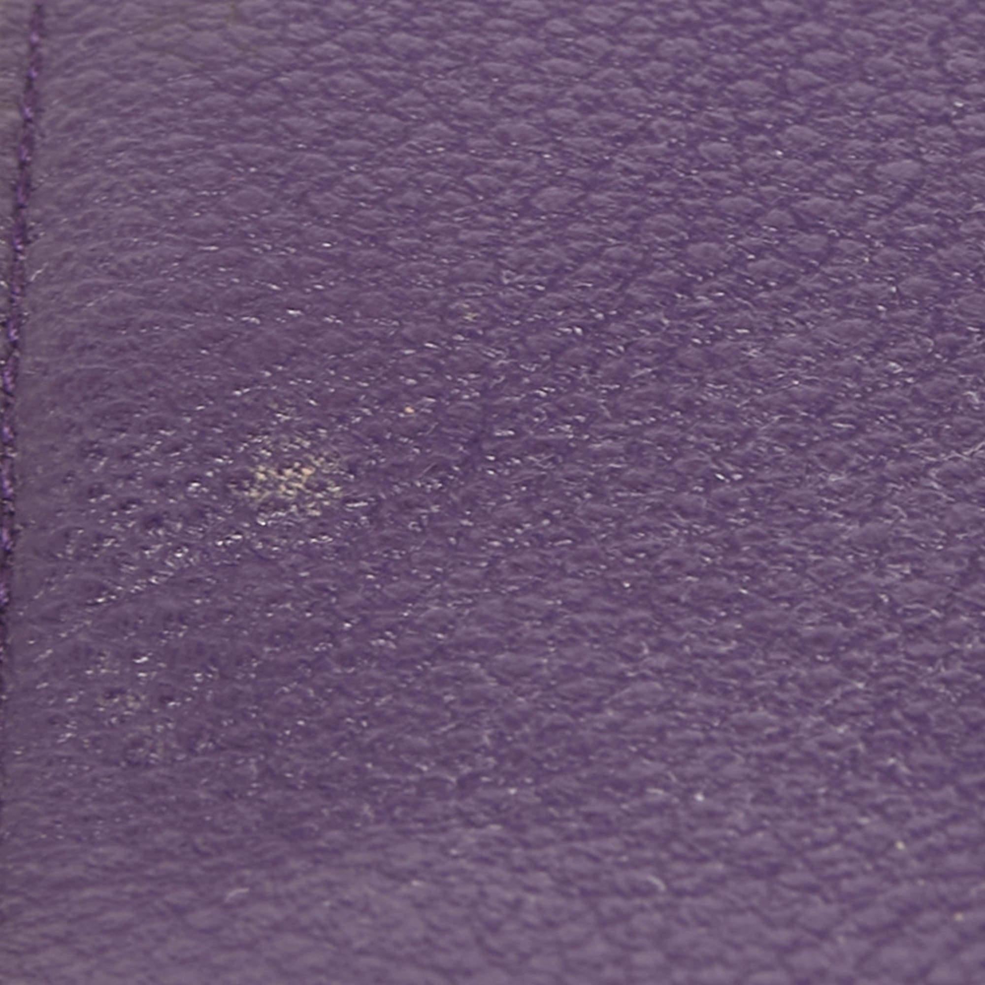 Dior Purple Leather Medium Diorama Flap Shoulder Bag 1