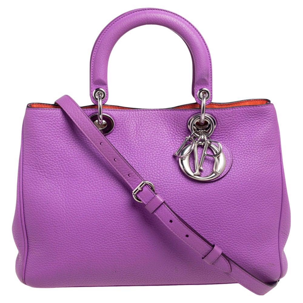 Purple dior bag store