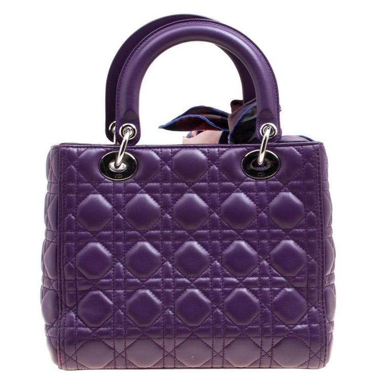 dior bag purple