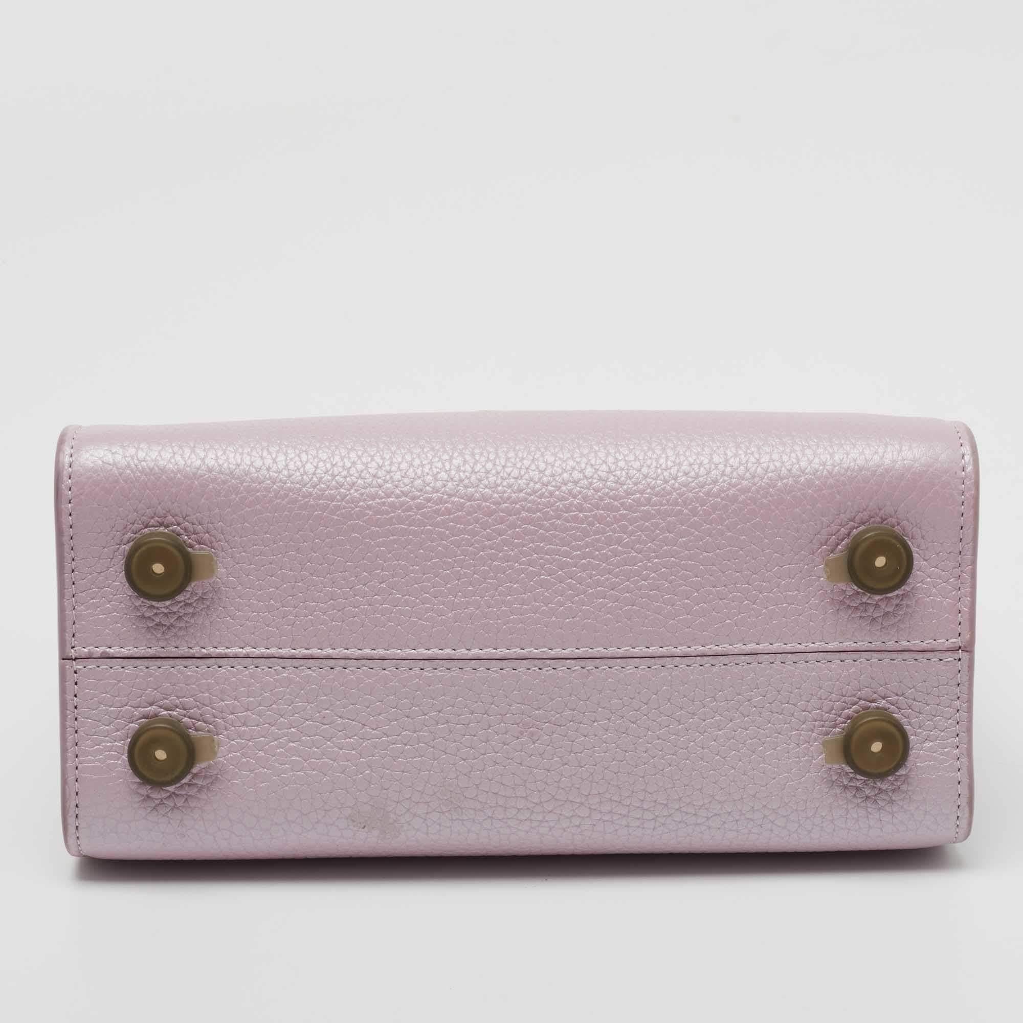 Dior Purple Mini Diorever Bag 8