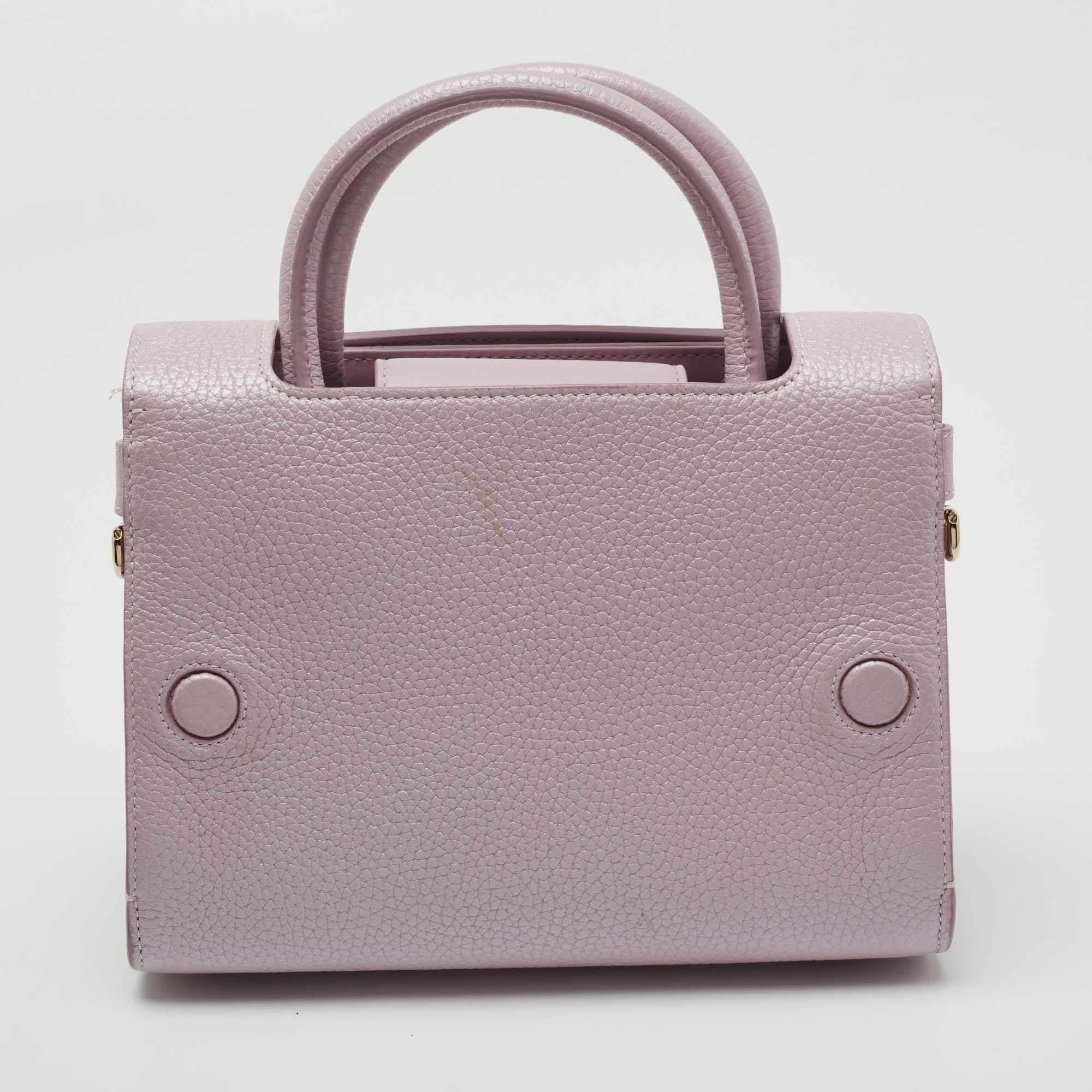 Dior Purple Mini Diorever Bag 5