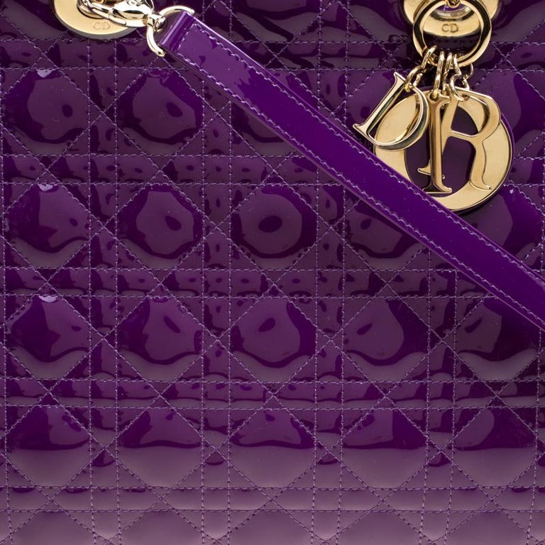 dior bag purple