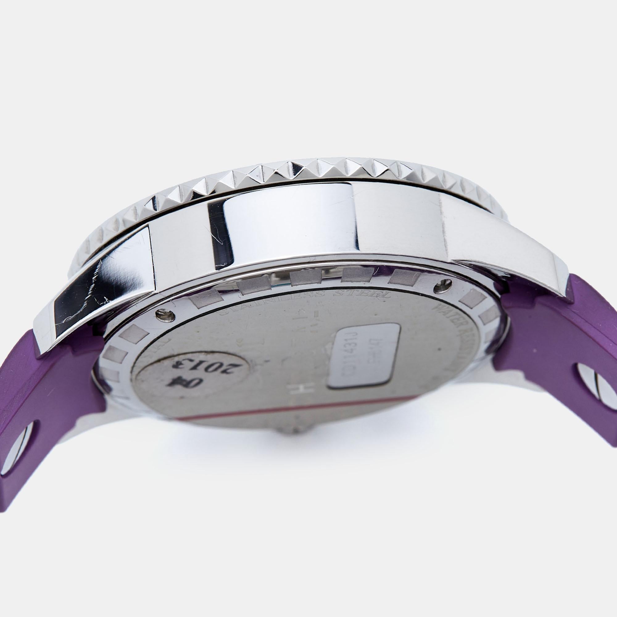Dior Purple Stainless Steel Diamond Christal CD11431JR001 Women's Wristwatch 39  1