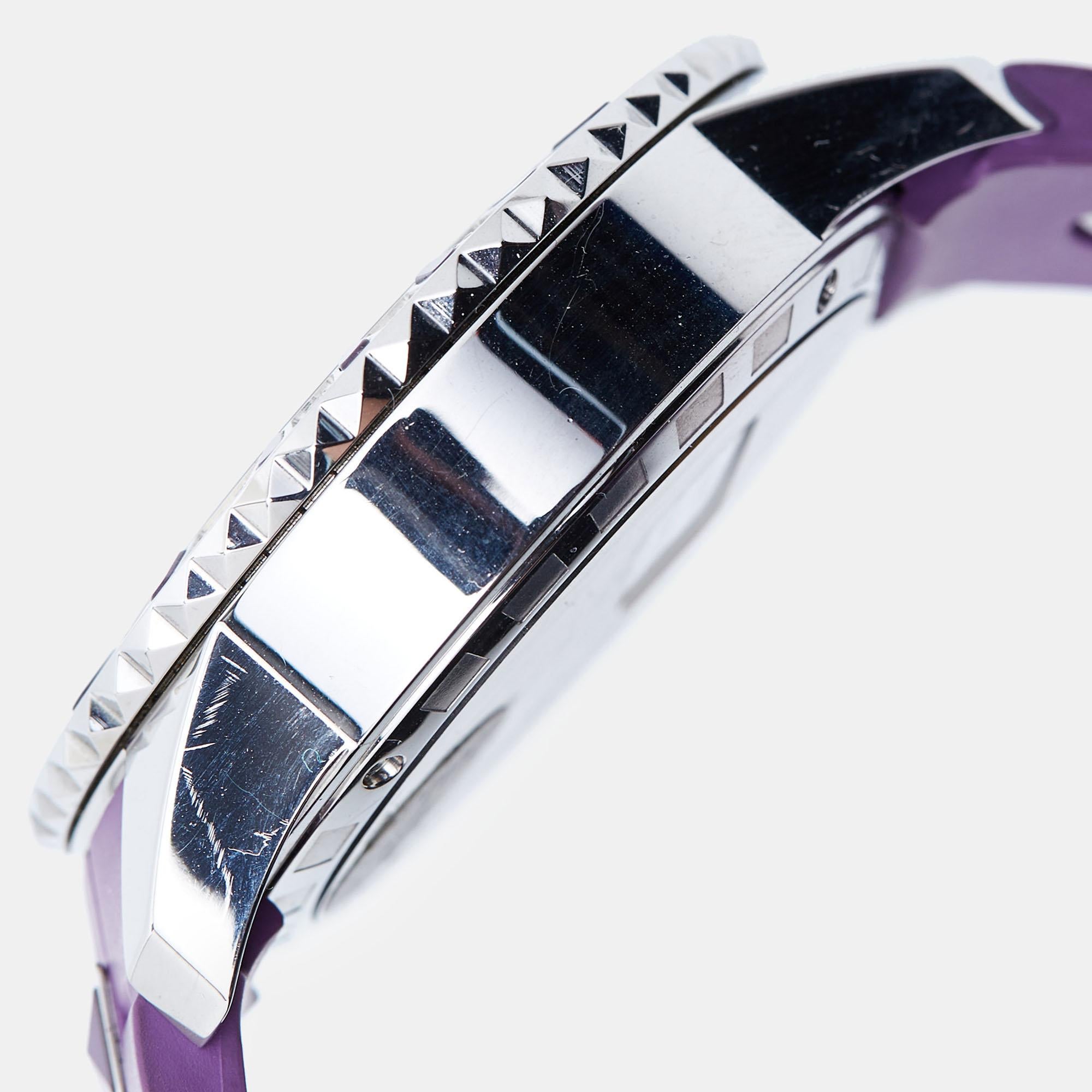 Dior Purple Stainless Steel Diamond Christal CD11431JR001 Women's Wristwatch 39  2