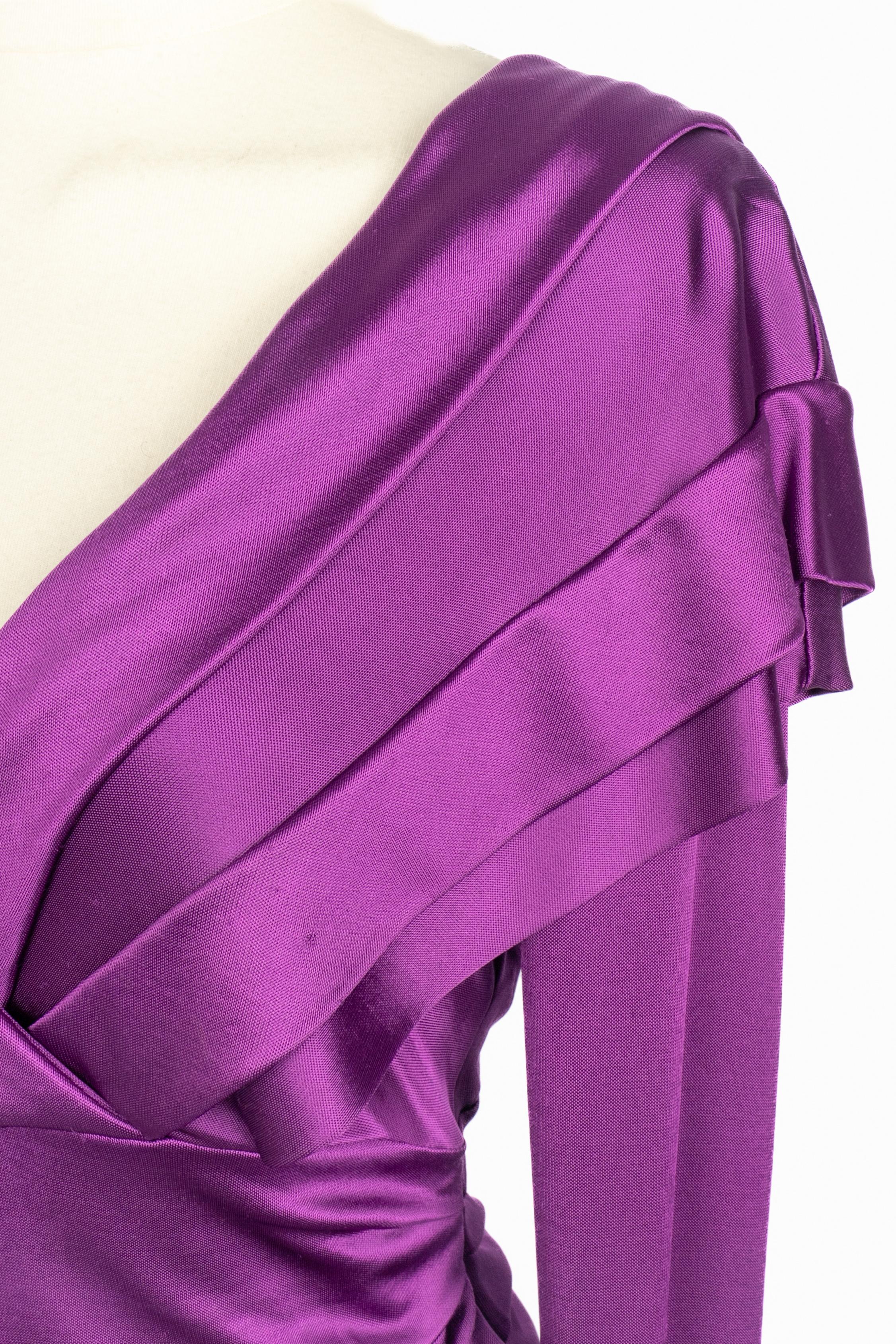 Top viola Dior 2007 in vendita 2