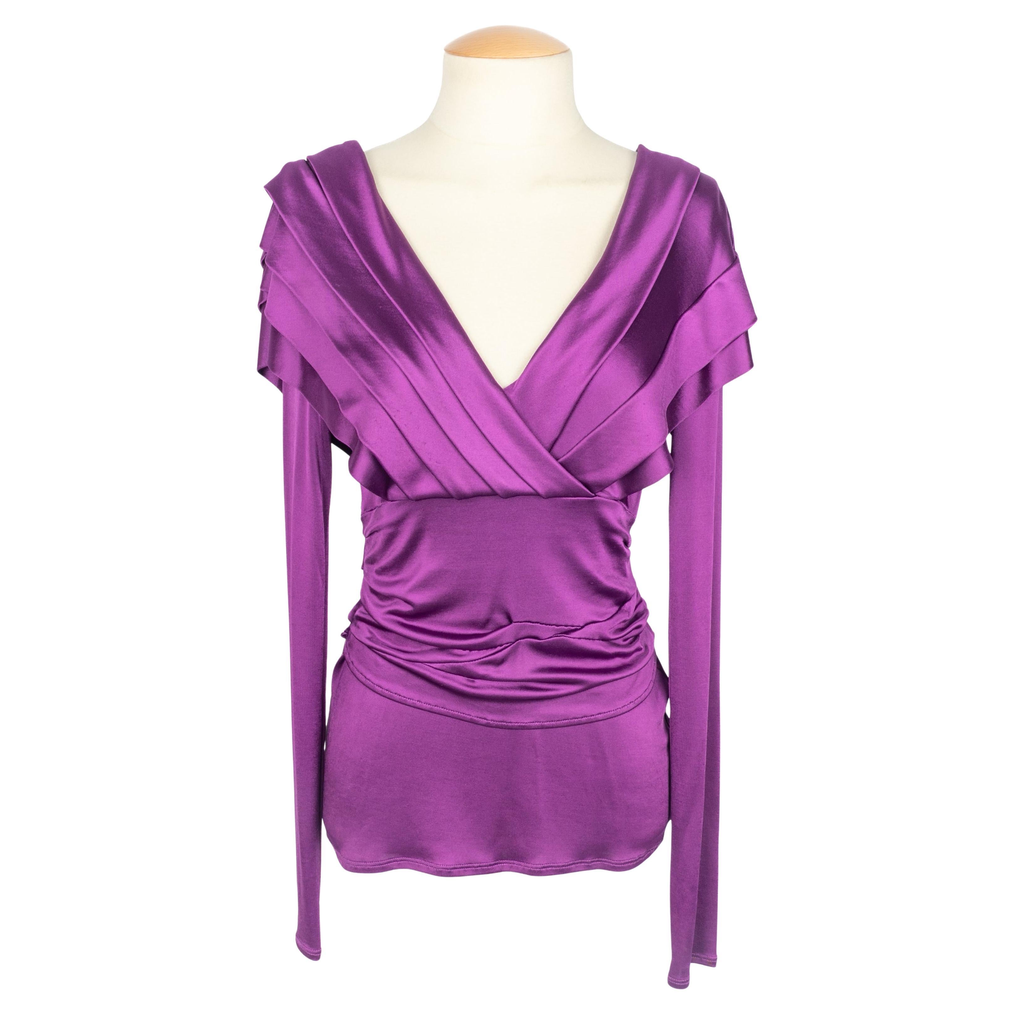 Top viola Dior 2007 in vendita