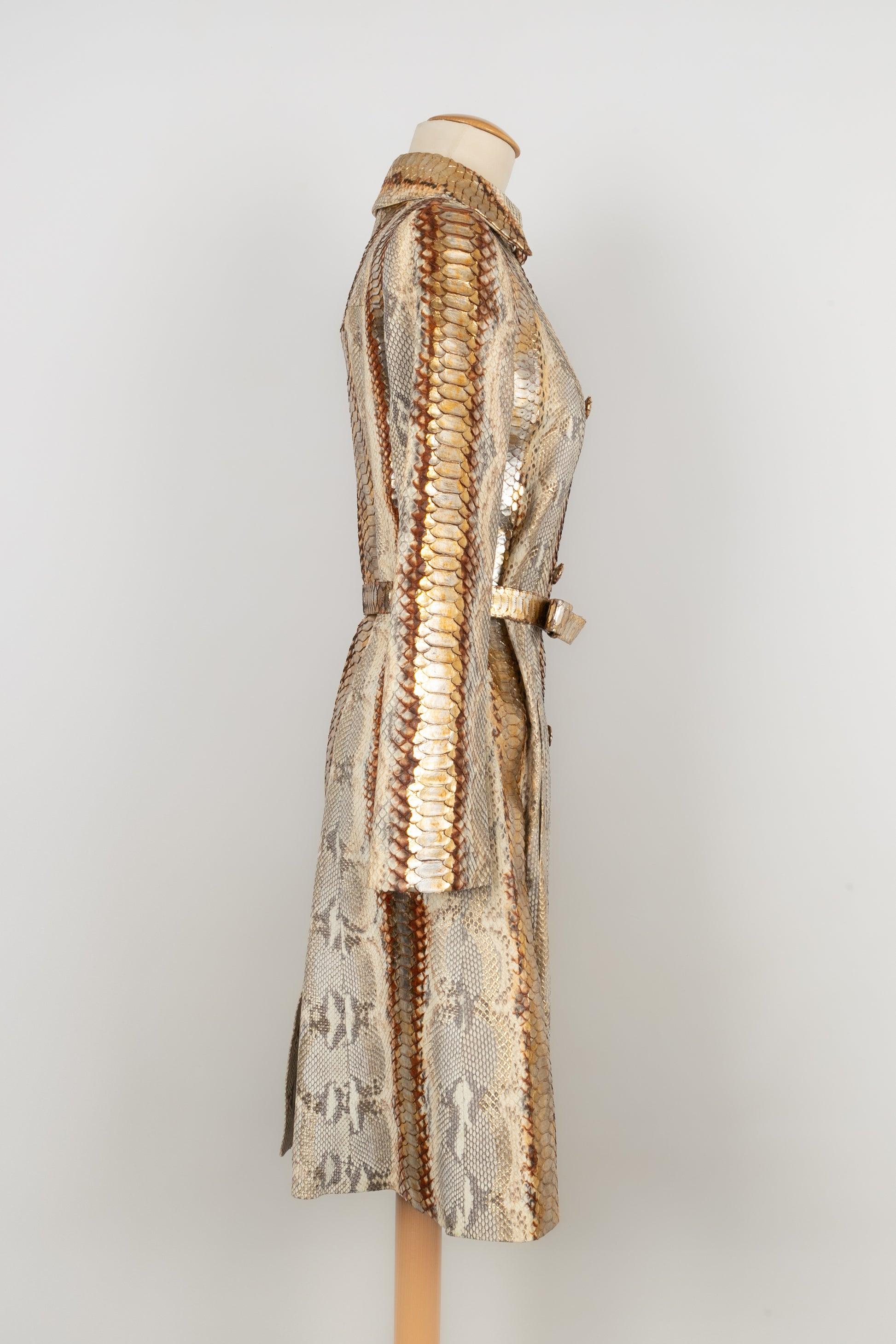 Dior Python Coat and Silk Lining, 2008 1
