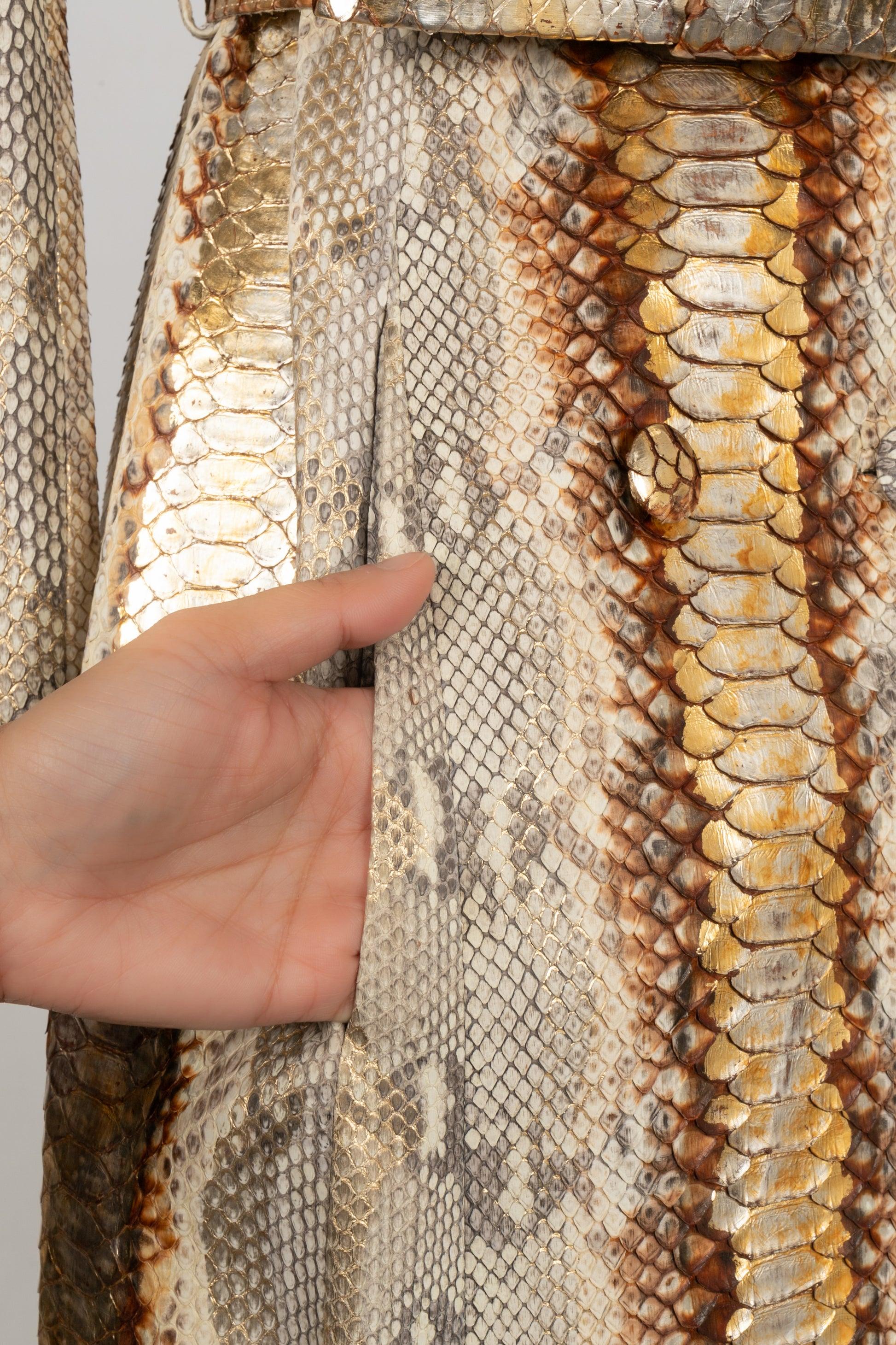 Dior Python Coat and Silk Lining, 2008 2