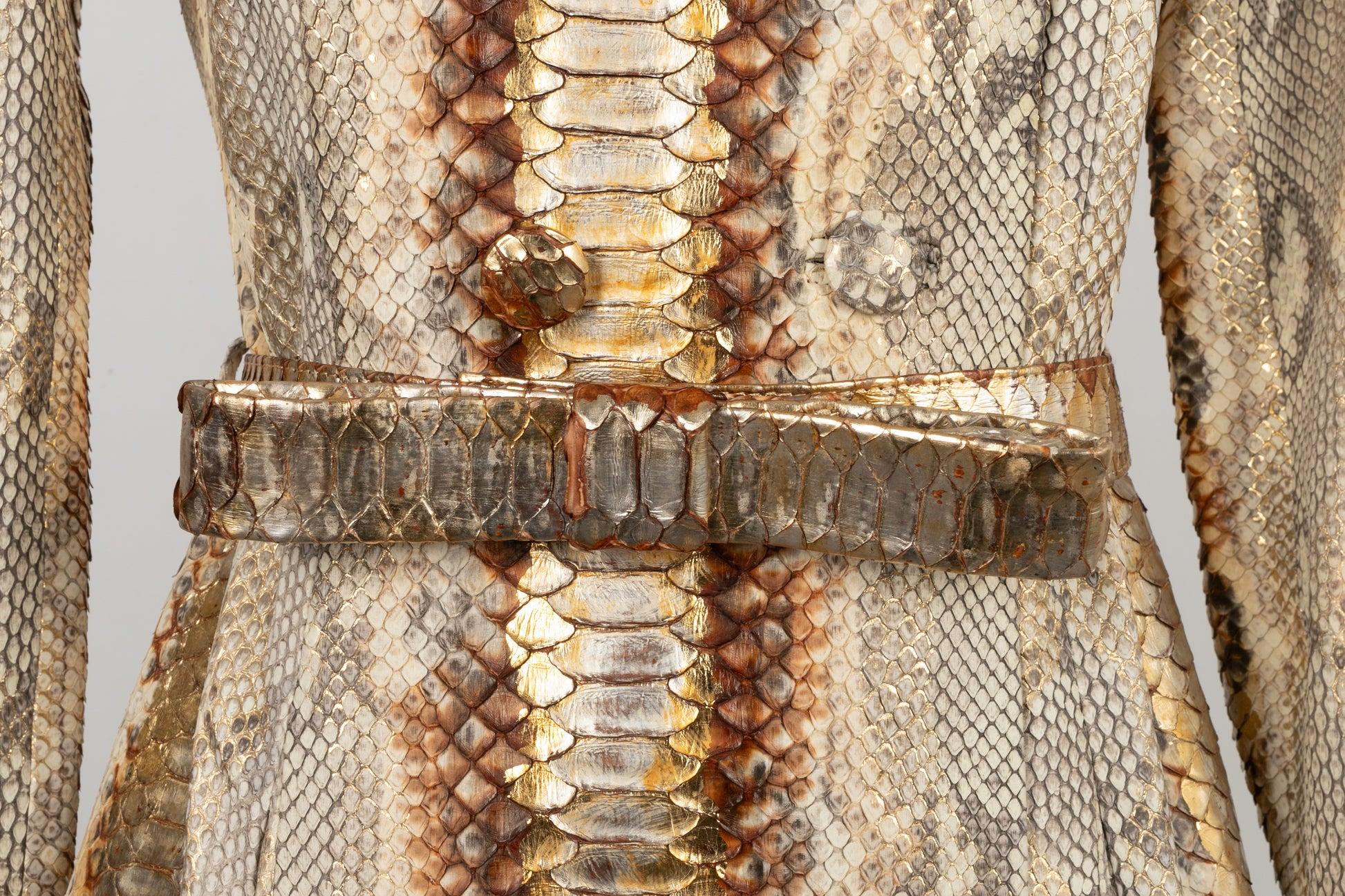 Dior Python Coat and Silk Lining, 2008 4