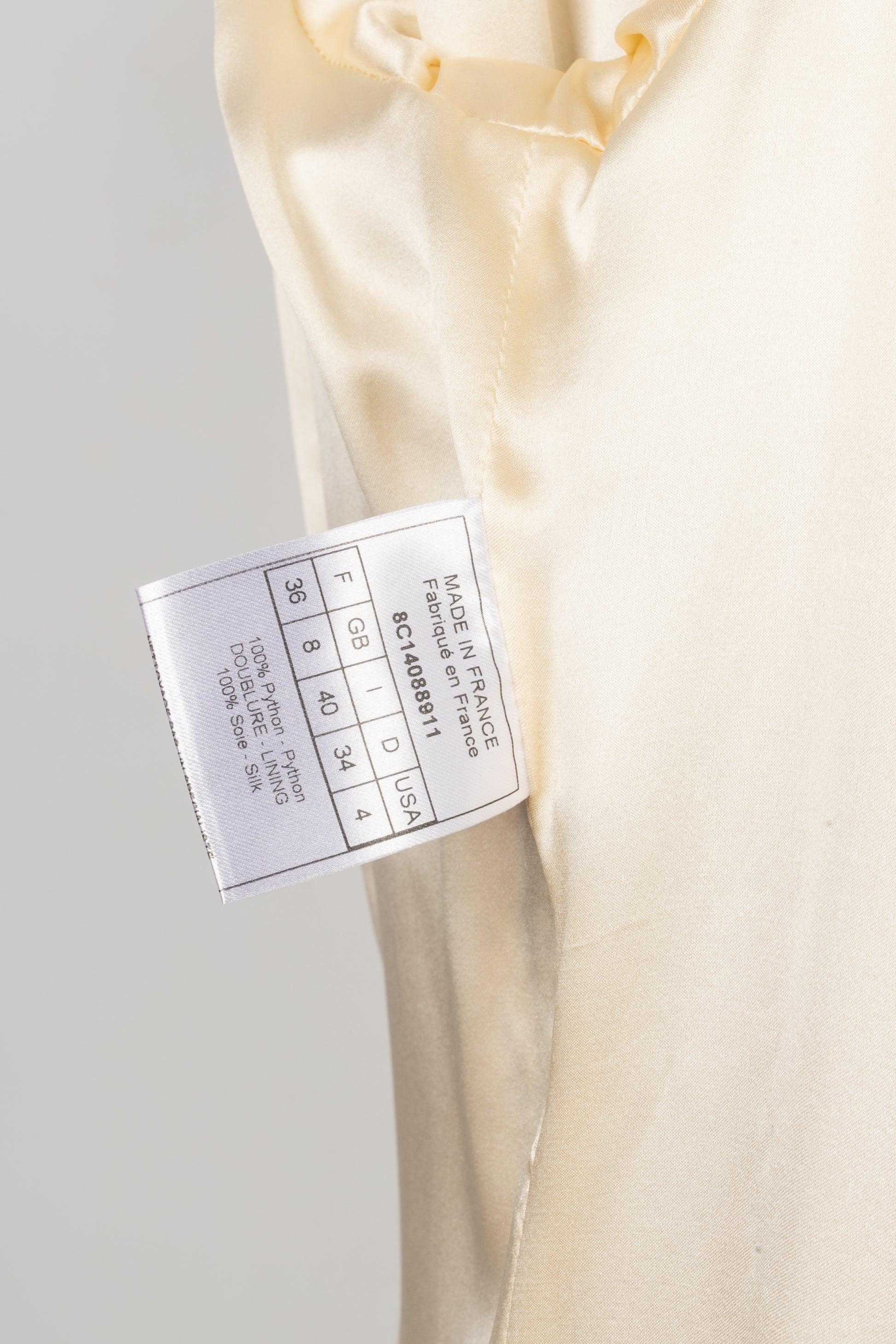 Dior Python Coat and Silk Lining, 2008 6