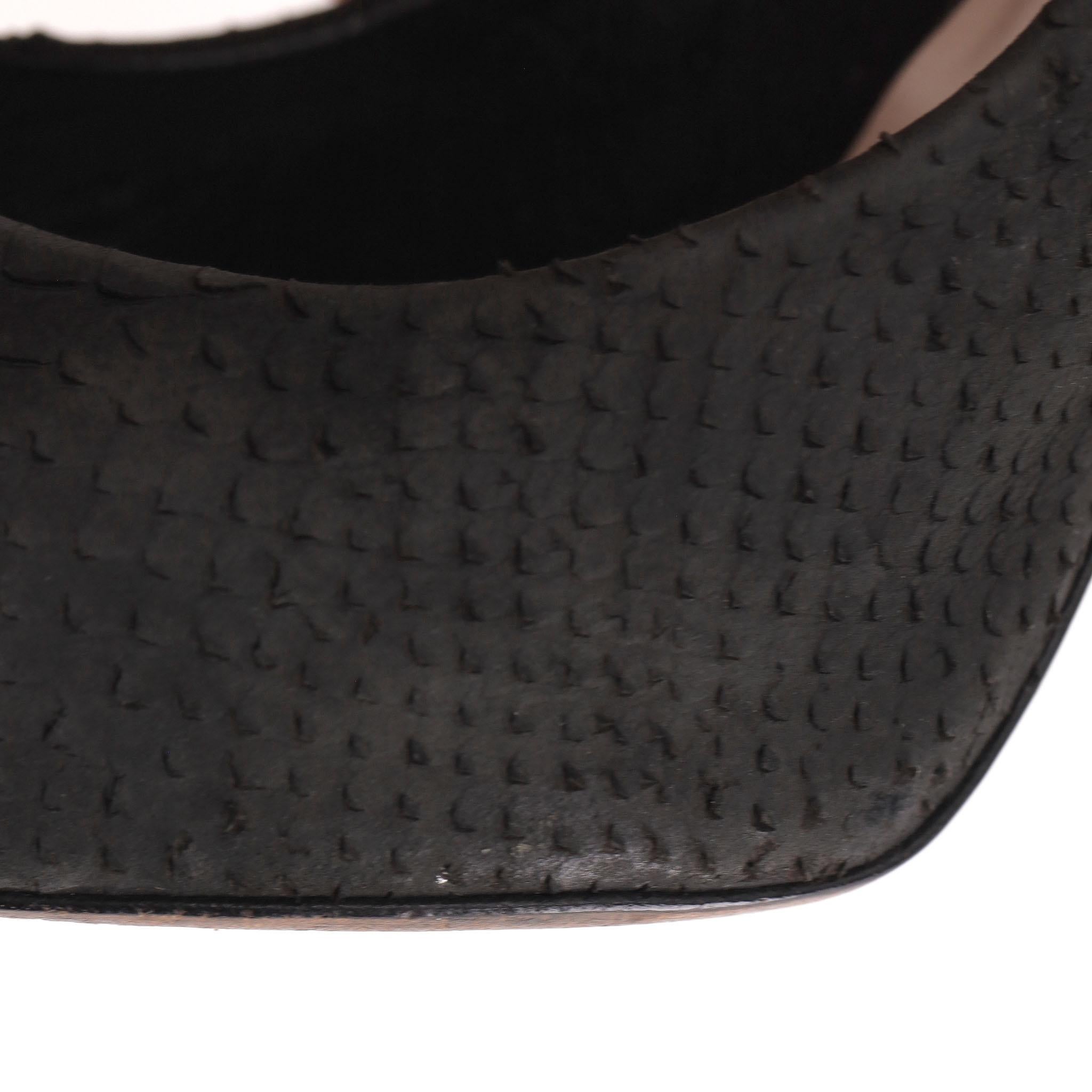 Dior Python Skin Logo Detail Pumps - image 10