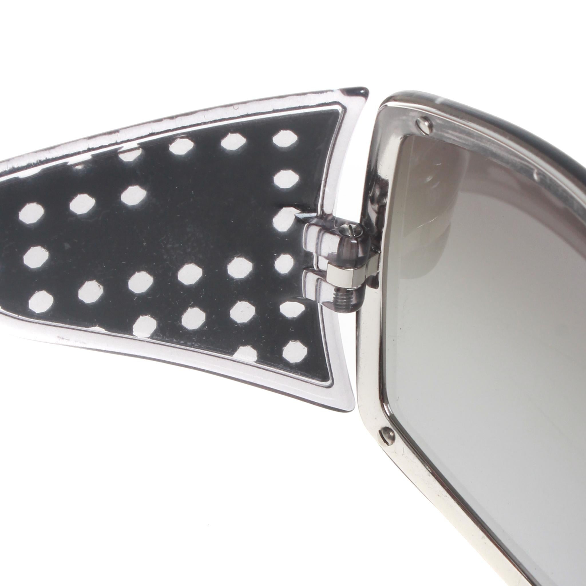 Gray Dior Quadrille Sunglasses