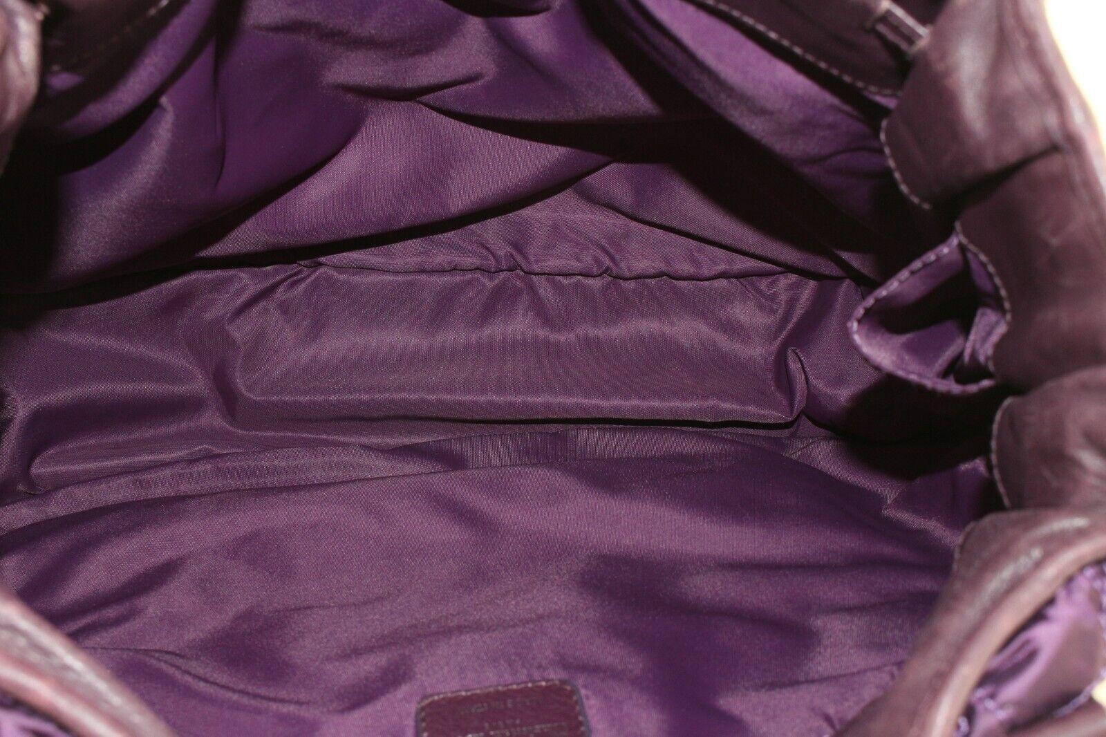 Dior Quilted Cannage Purple Charming Hobo Tote 1D627K In Good Condition In Dix hills, NY