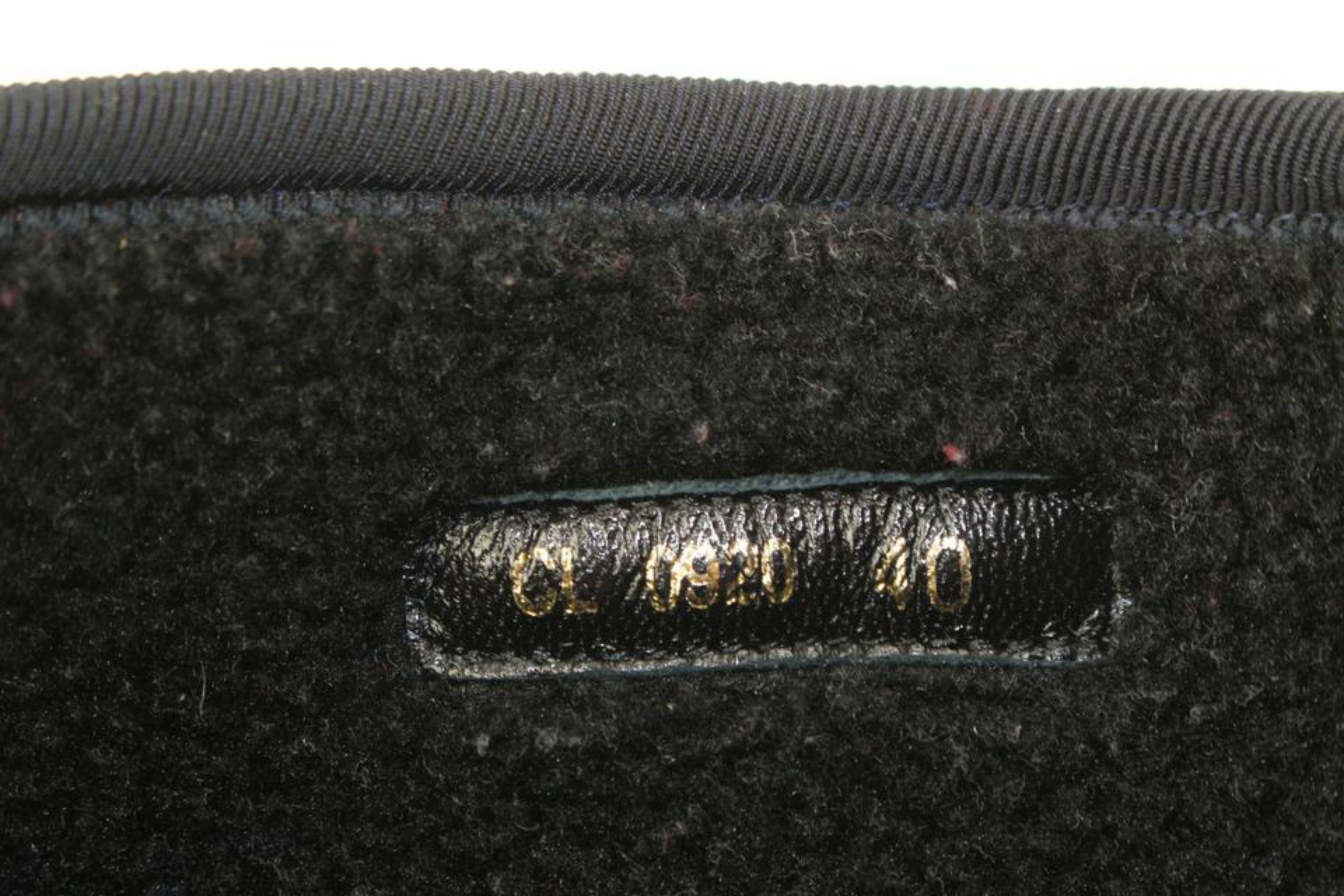 Dior Rare Sz 40 Navy Monogram Trotter Chez Moi Granville Ankle Boots 121d49 3