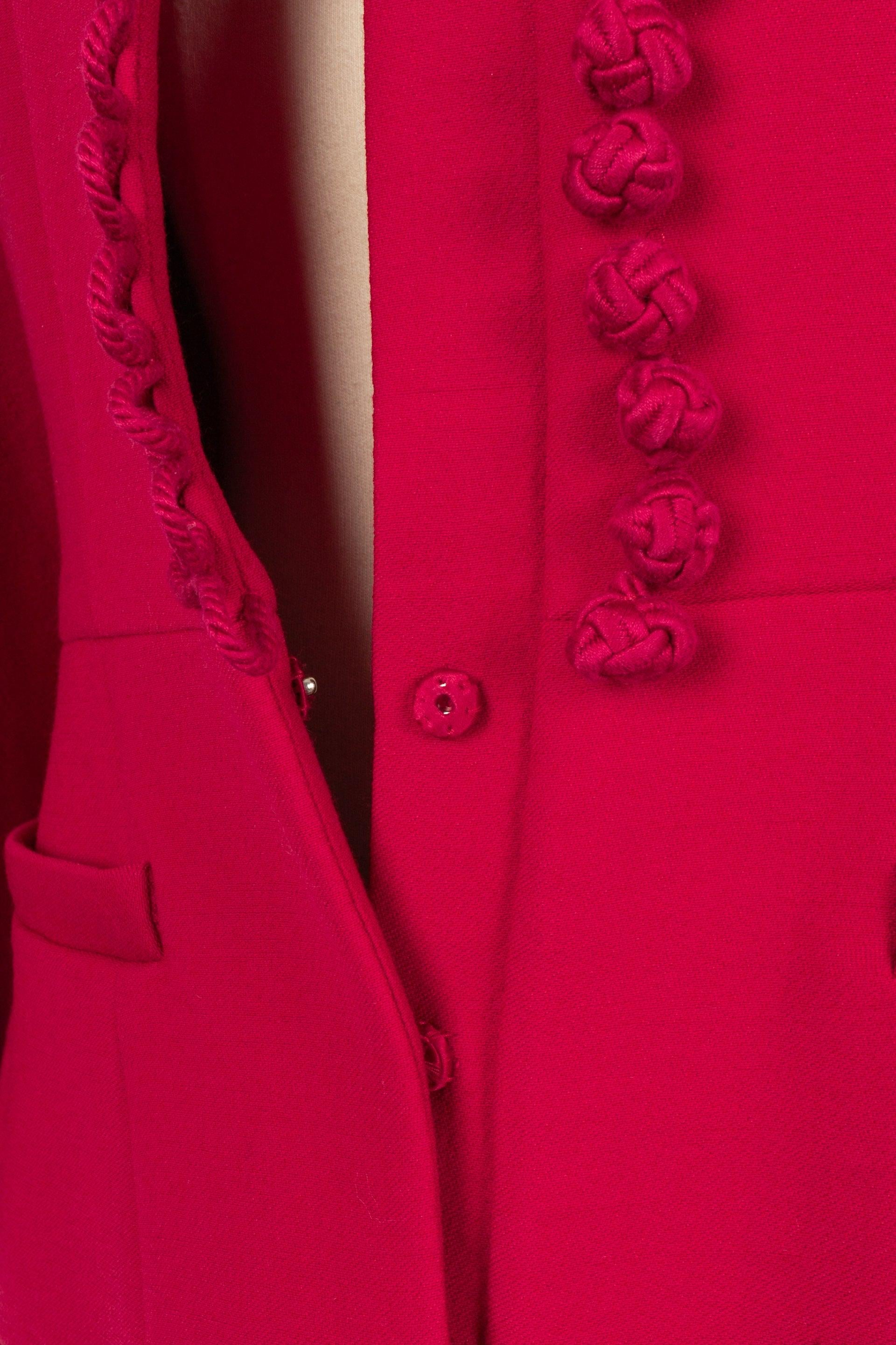 Women's Dior Raspberry Wool Jacket Winter, 2009