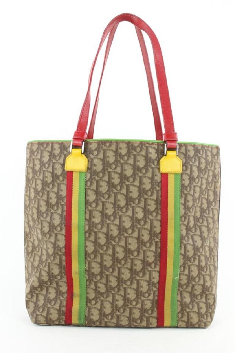 Dior Rasta Monogram Trotter Book Tote Bag Jamaican Motif 255da56 2