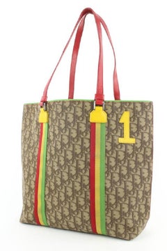 Dior Rasta Monogram Trotter Book Tote Bag Jamaican Motif 255da56