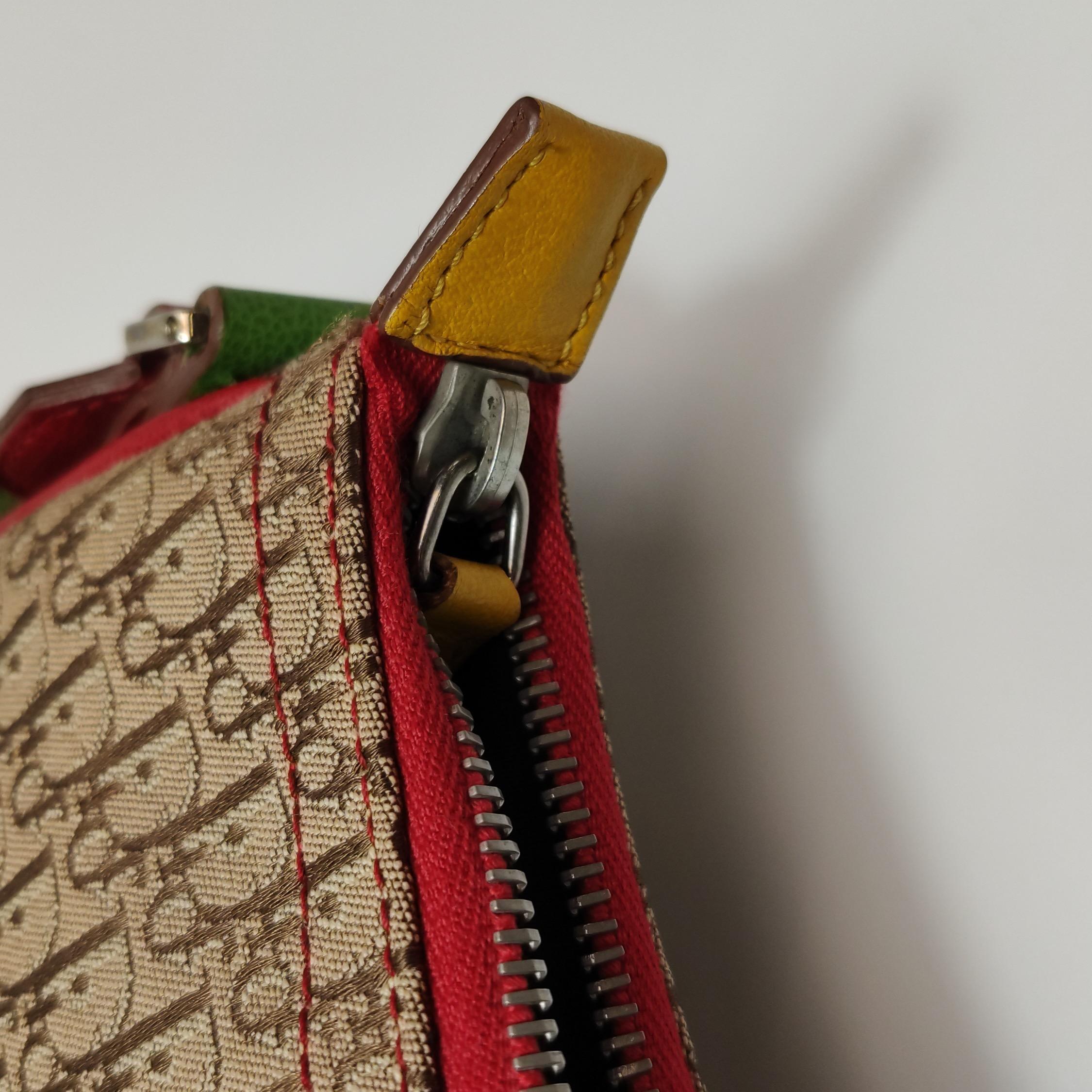 Dior Rasta Trotter Double Saddle Crossbody Shoulder Bag For Sale 8