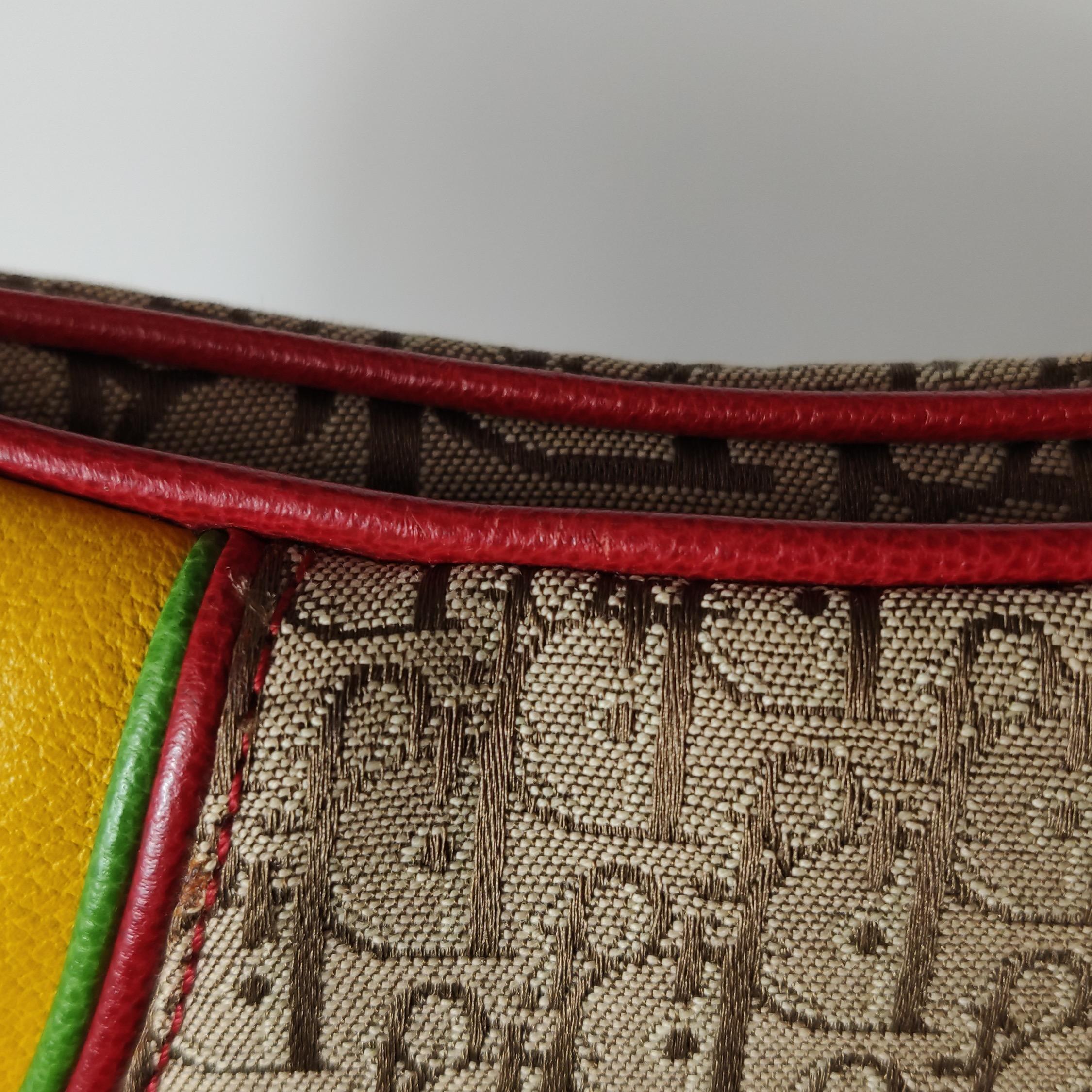 Dior Rasta Trotter Double Saddle Crossbody Shoulder Bag For Sale 14