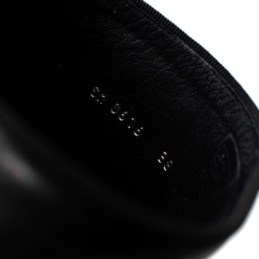 Dior Rebelle Black Leather Biker Boots For Sale 2