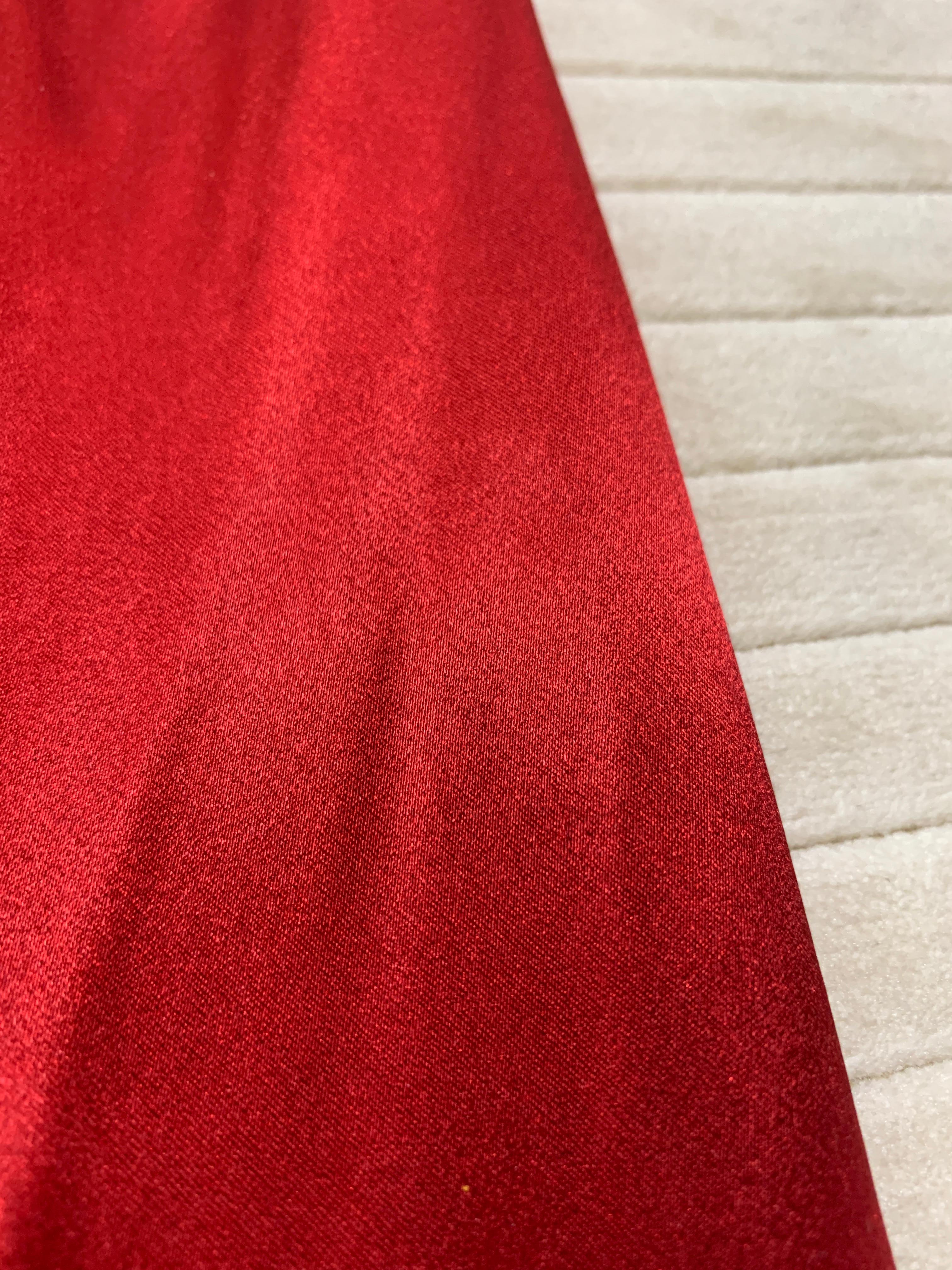 Dior red 2004 dress For Sale 13
