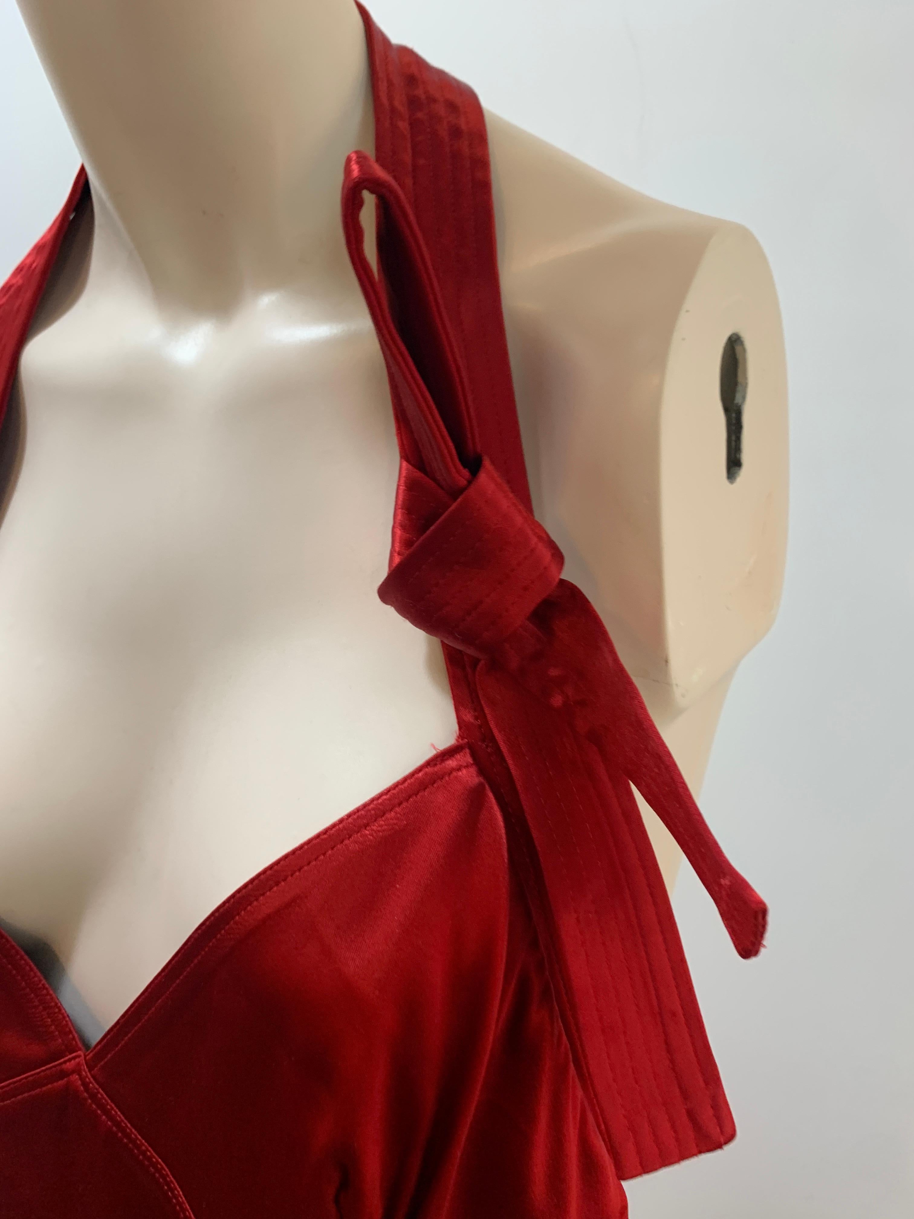 Women's Dior red 2004 dress For Sale