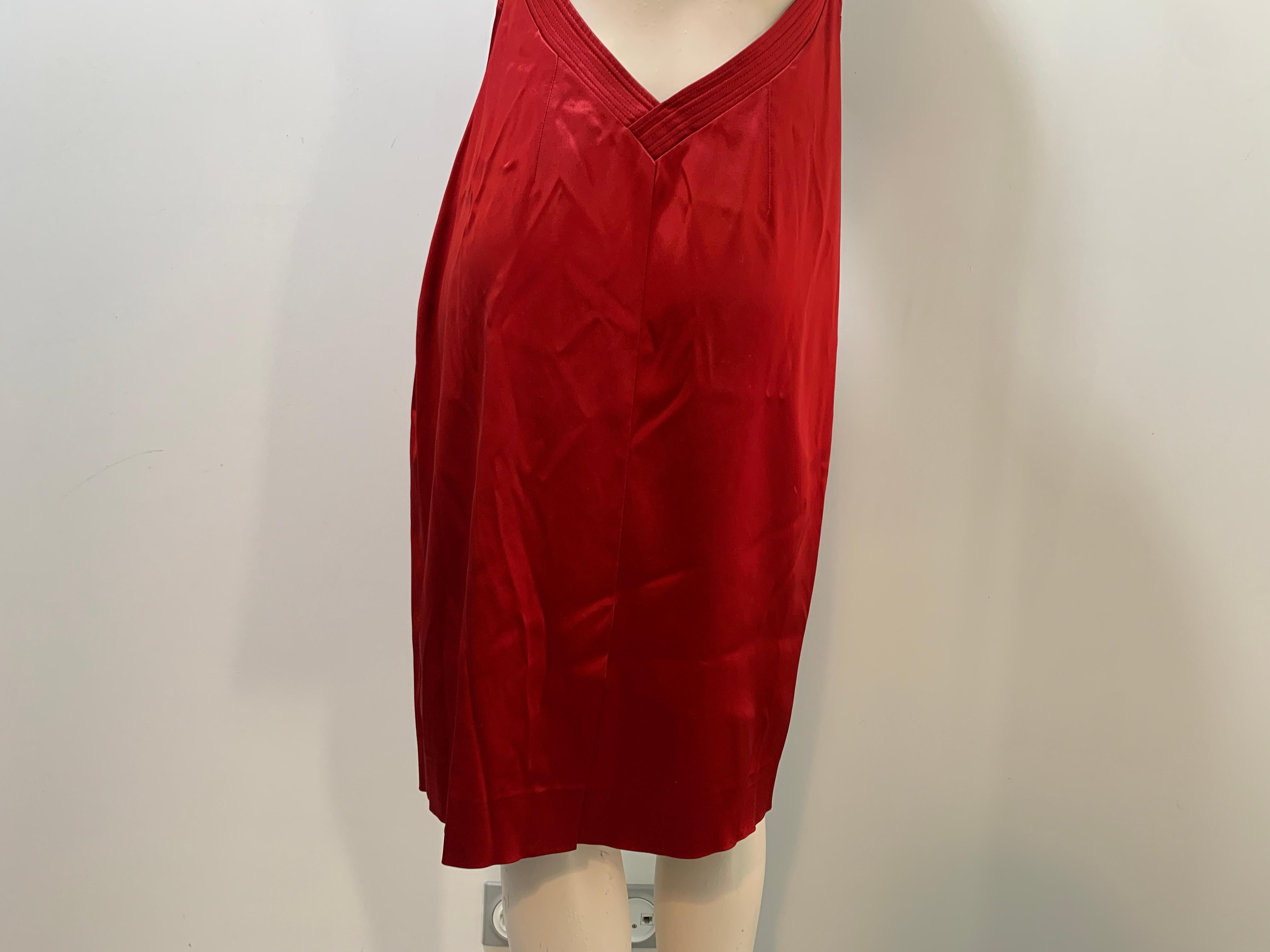 Dior red 2004 dress For Sale 4