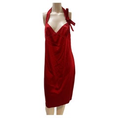 Dior red 2004 dress
