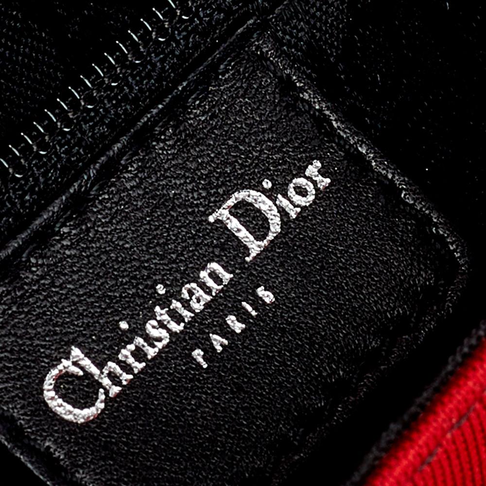 Dior Red/Black Fabric Hardcore Shoulder Bag 4