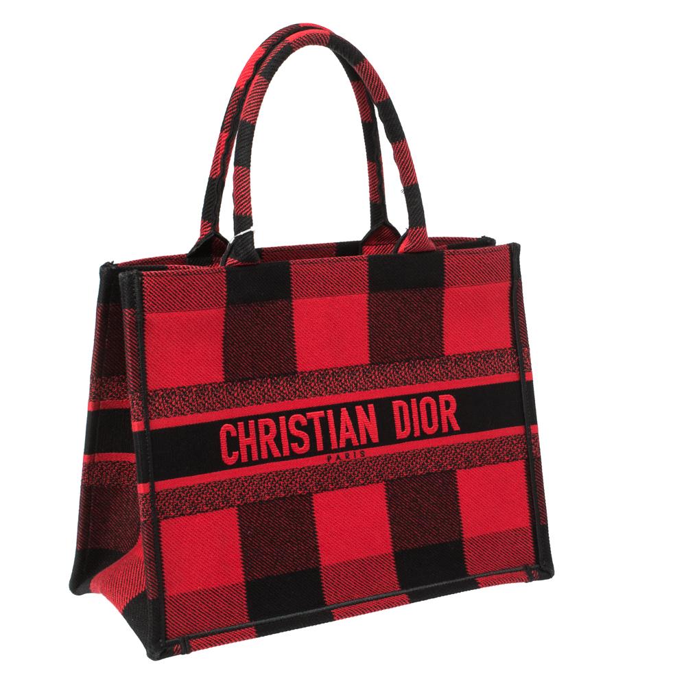 christian dior plaid bag