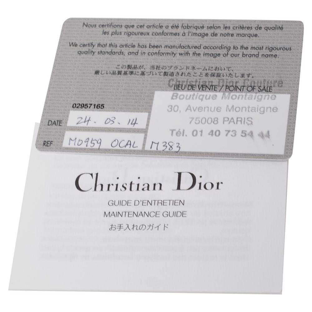 Dior Rotes Cannage Leder Dior Weiche Einkaufstasche 8