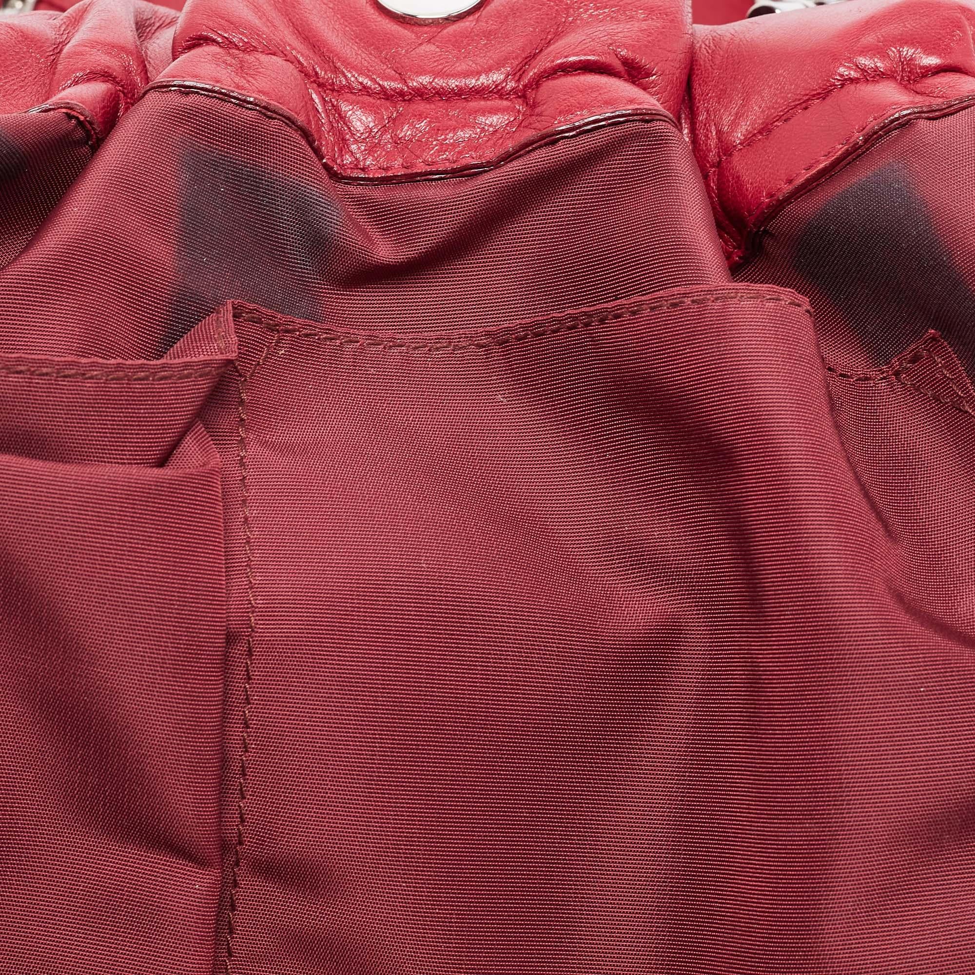 Dior Red Cannage Leather Le Trente Hobo 7