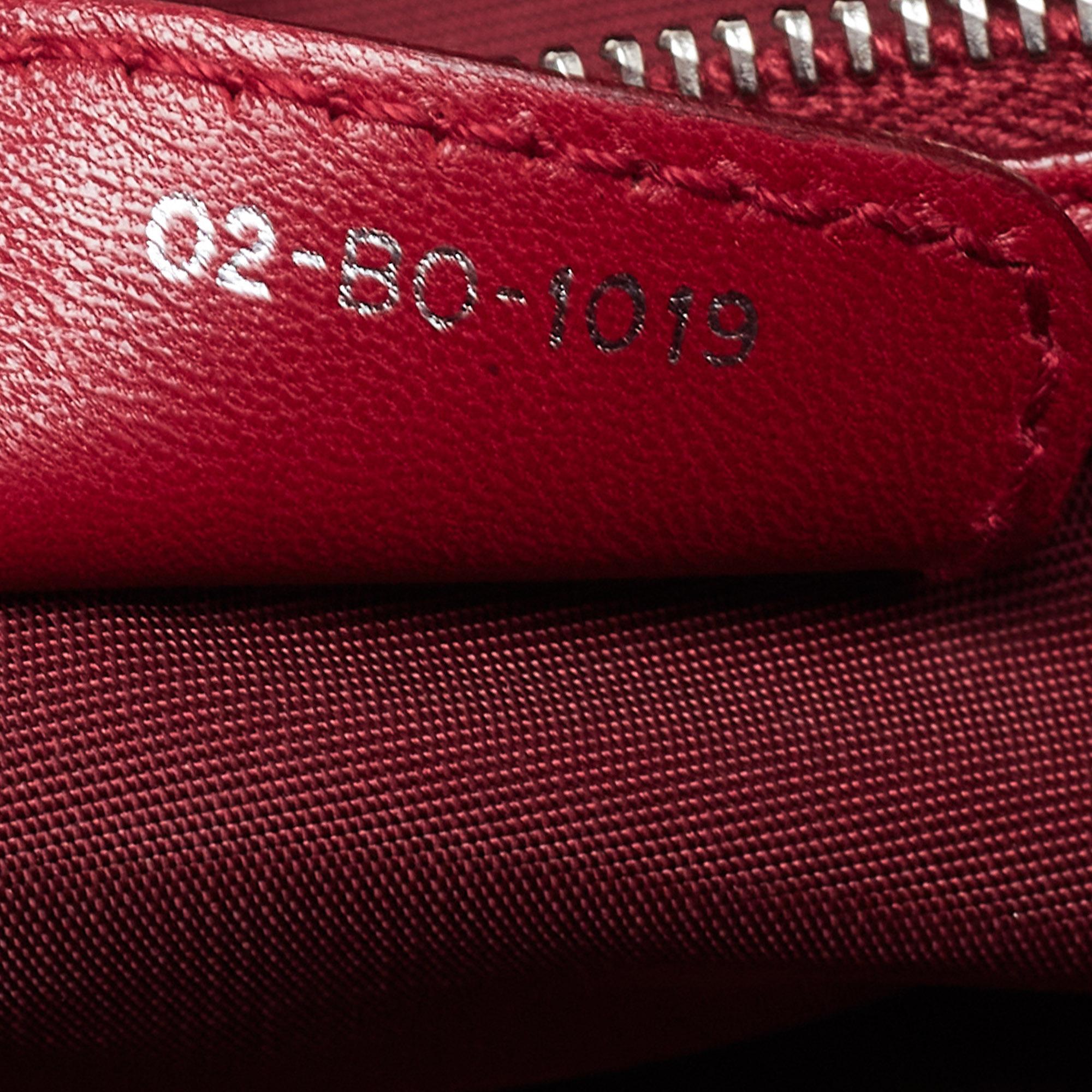 Dior Red Cannage Leather Le Trente Hobo 2