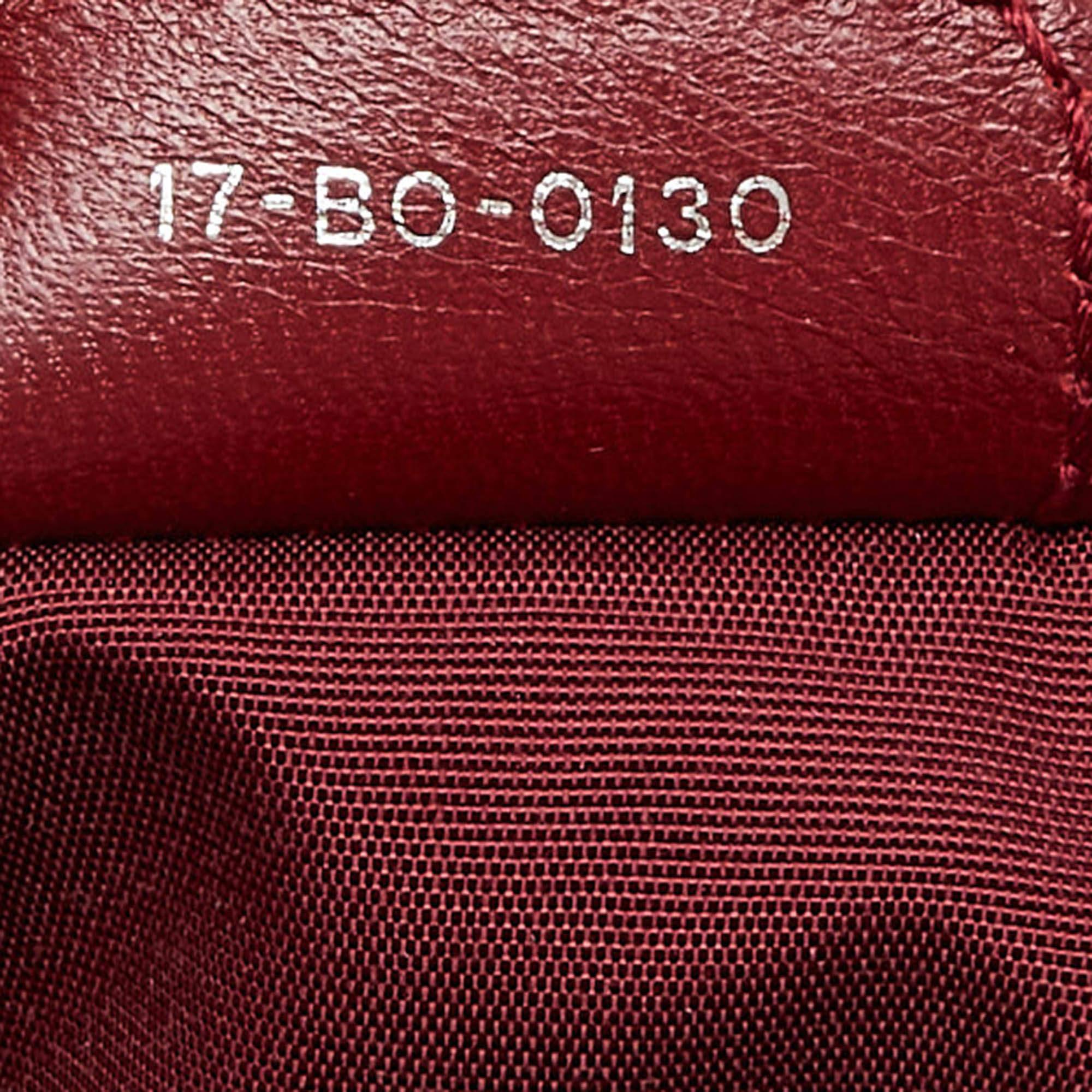 Dior Red Cannage Leather Le Trente Hobo 4