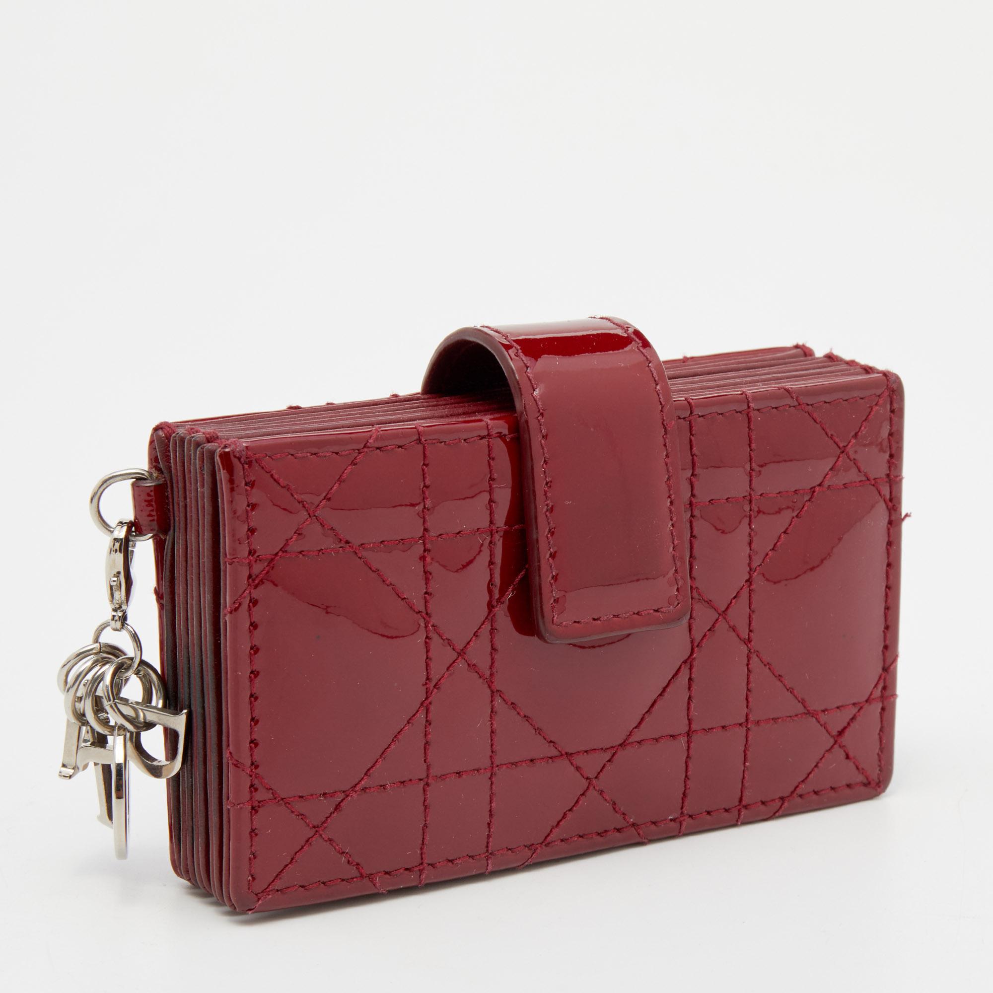 dior accordion wallet