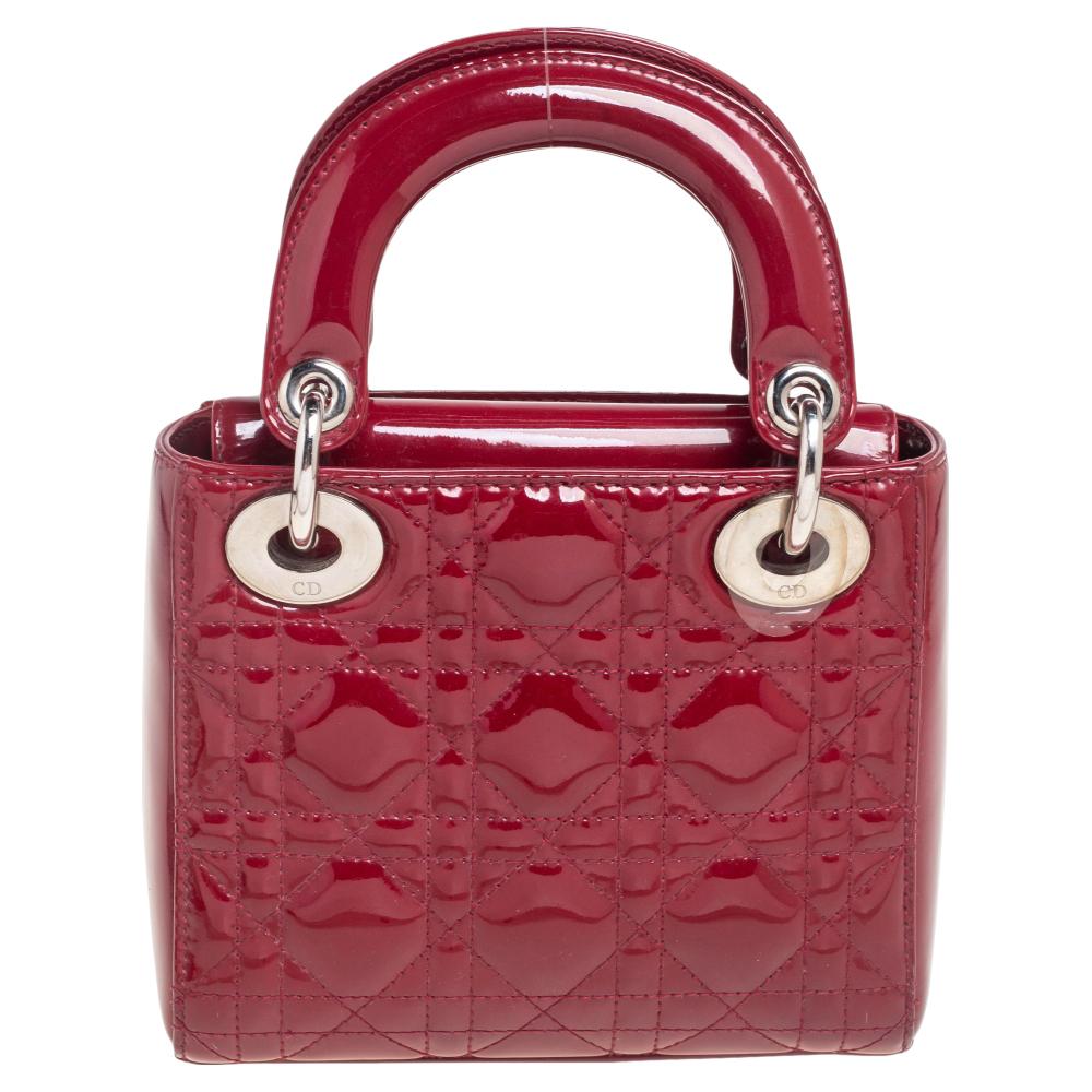 Mini lady dior used cheap