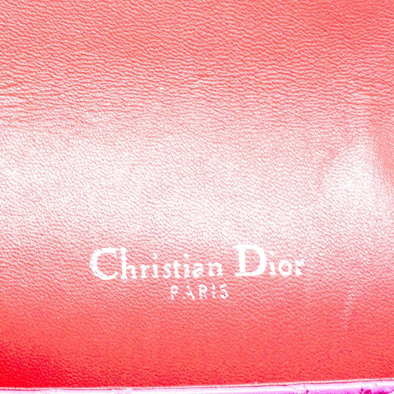 Dior Red Cannage Quilted Leather Large Miss Dior Flap Bag 7
