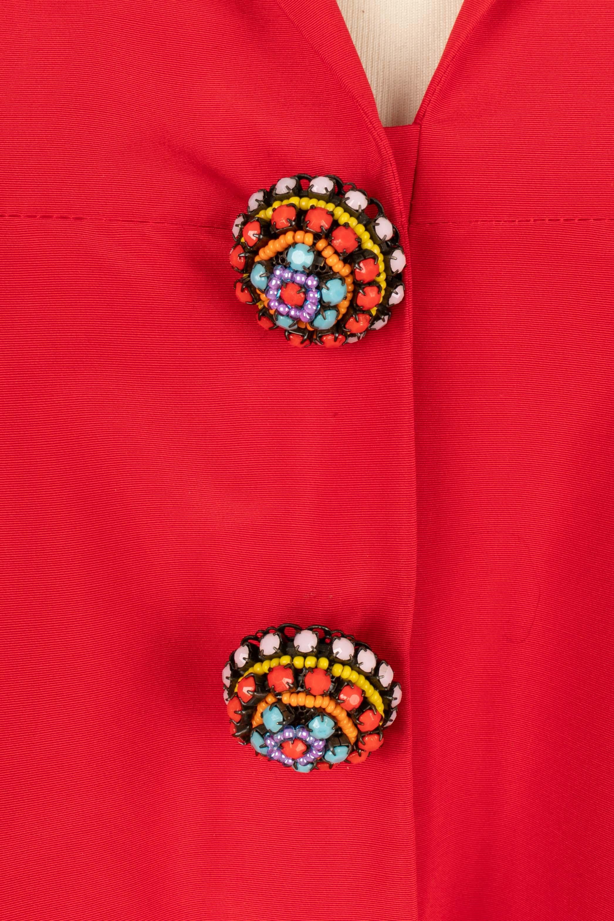 Red Dior red jacket 2008 For Sale