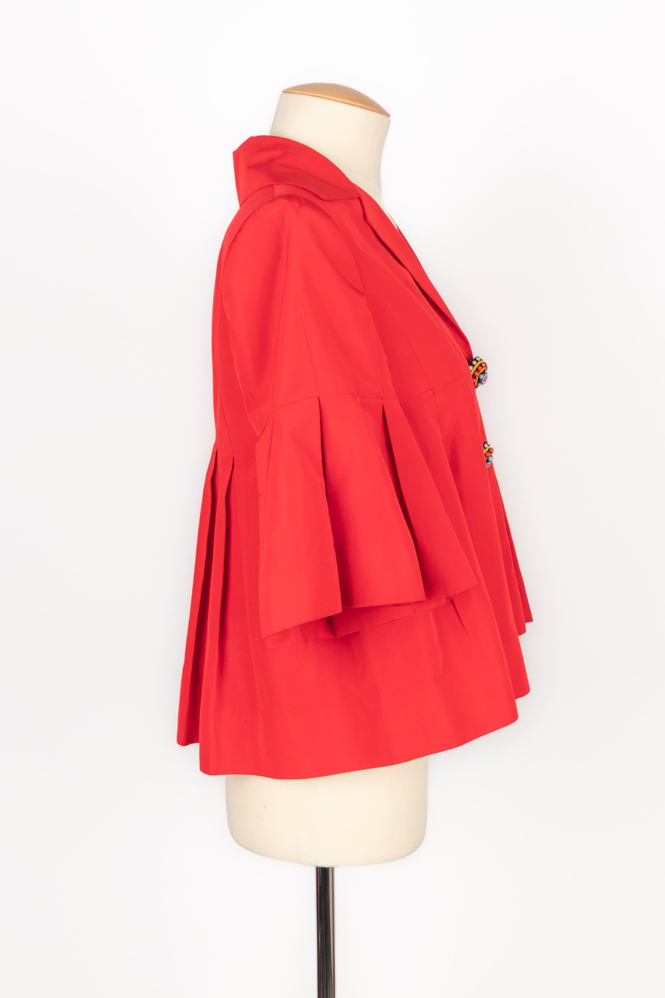 Women's Dior red jacket 2008 For Sale