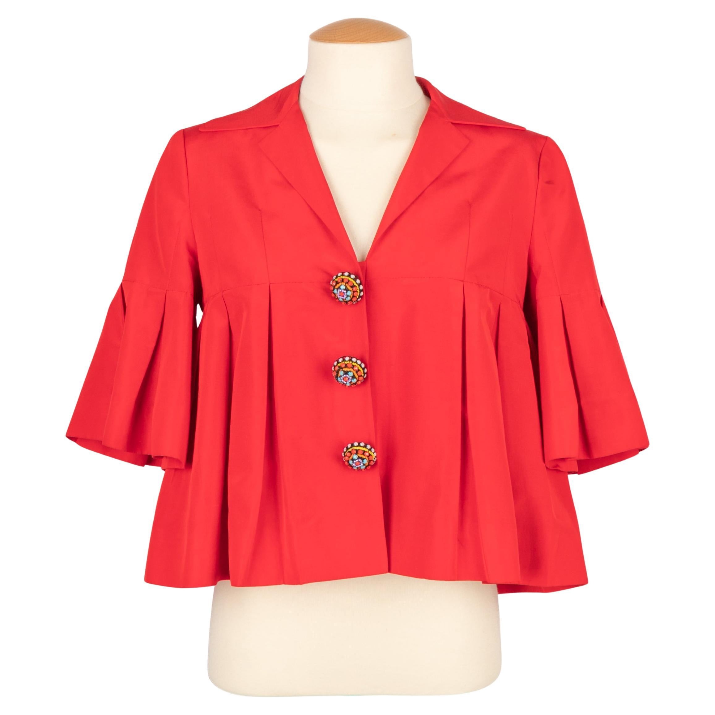 Dior red jacket 2008 For Sale