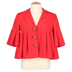 Veste rouge Dior 2008