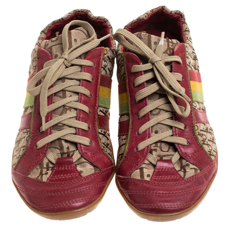 dior shoes red